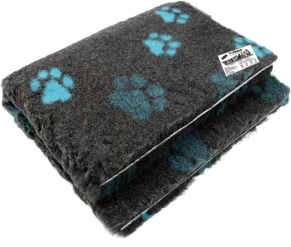 Profleece Non Slip Vet Bedding Originale 100 x 75 cm Tappeto per Cani e Gatti Incontinenti, Anziani, Malati Termoisolante, Filtra i Liquidi, Mantiene il Pelo Asciutto. (Celeste) - immagine 4