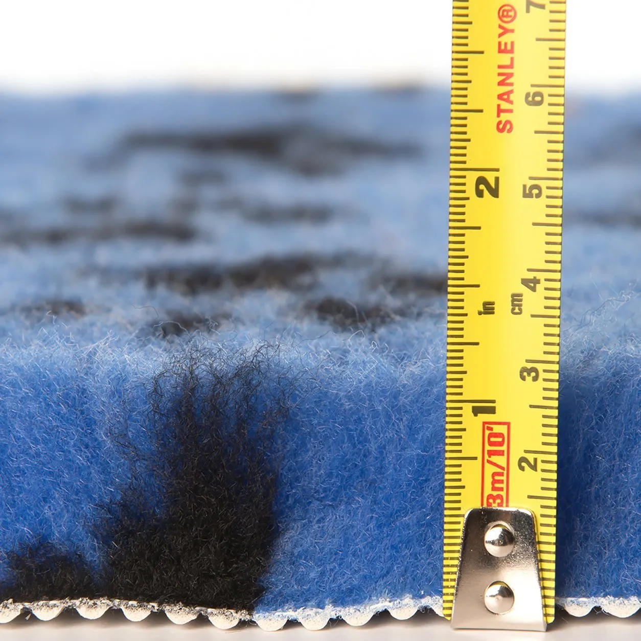 Profleece Non Slip Vet Bedding Originale 100 x 75 cm Tappeto per Cani e Gatti Incontinenti, Anziani, Malati Termoisolante, Filtra i Liquidi, Mantiene il Pelo Asciutto. (Azzurro Zampe Nere) - immagine 3