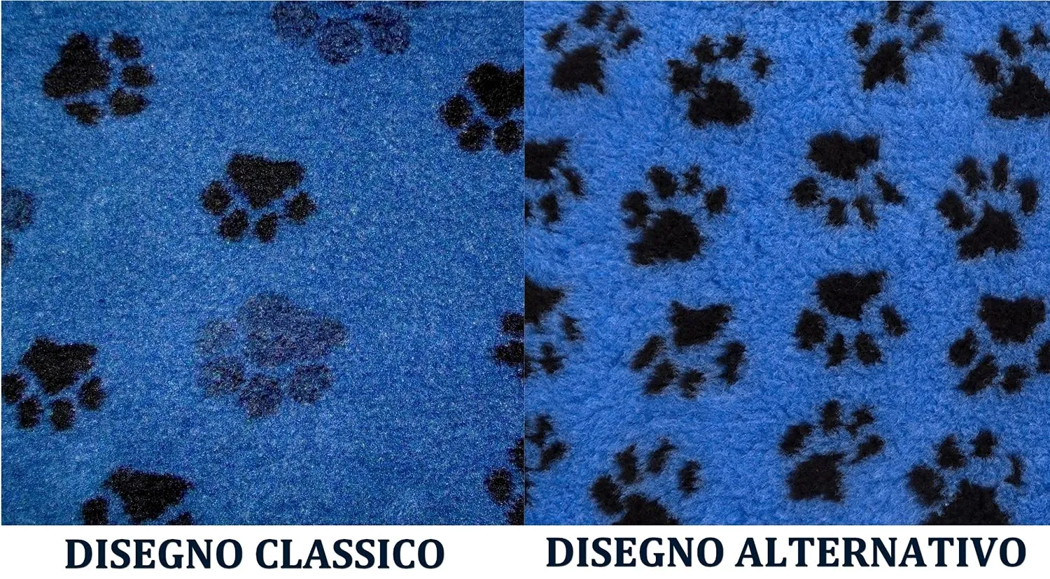 Profleece Non Slip Vet Bedding Originale 100 x 75 cm Tappeto per Cani e Gatti Incontinenti, Anziani, Malati Termoisolante, Filtra i Liquidi, Mantiene il Pelo Asciutto. (Azzurro Zampe Nere) - immagine 8