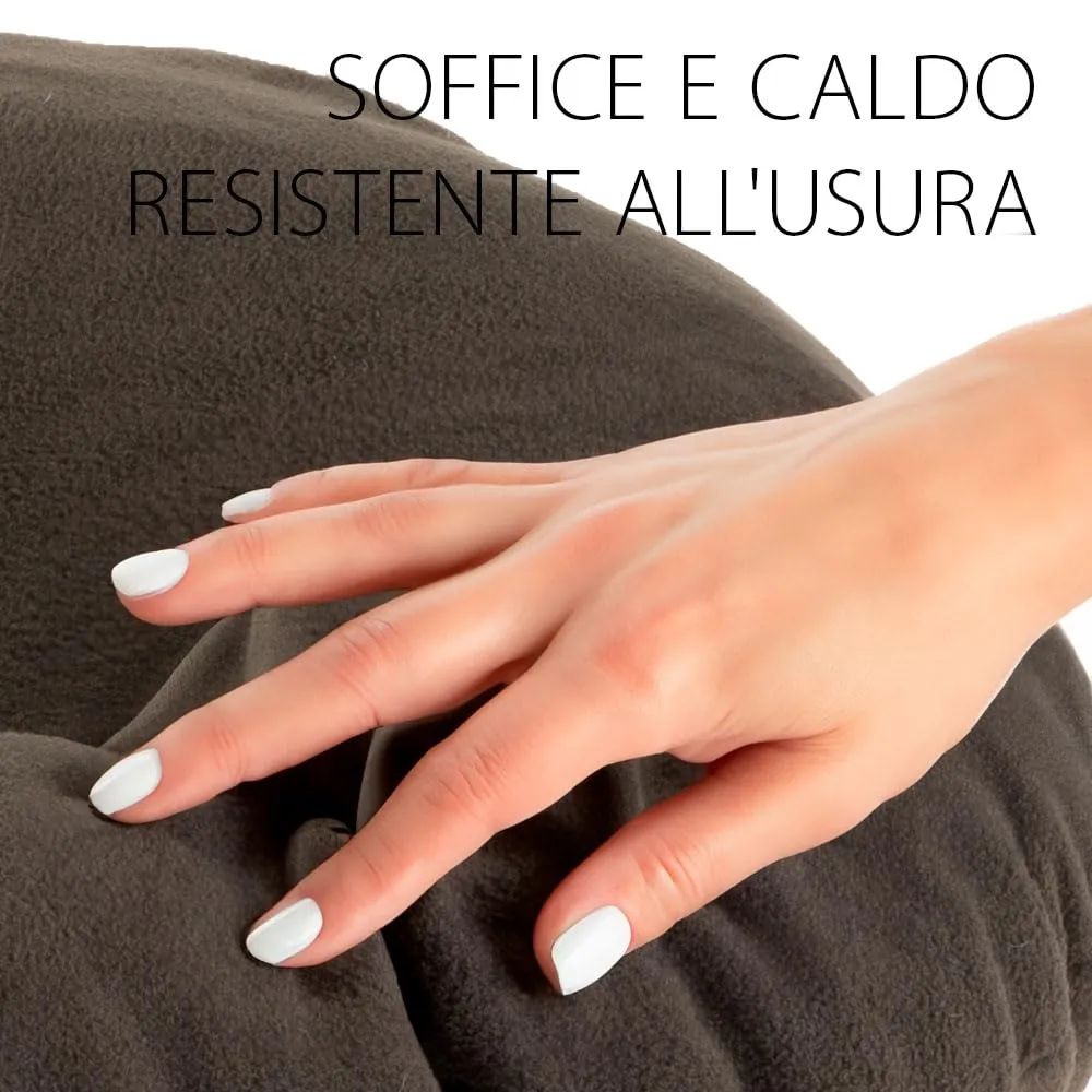 Ferplast Cuscino Cane e Gatto RELAX MICROFLEECE, Cuccia in Caldo e Soffice Micropile per Taglia Piccola, Lettino per Cani Lavabile, 55 x 36 x 12 cm. Marrone - immagine 5