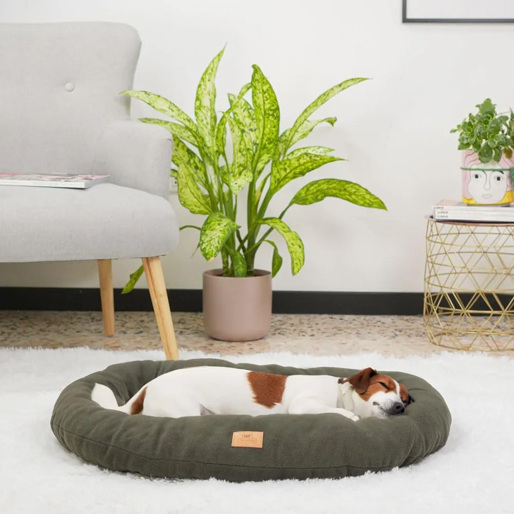 Ferplast Cuscino Cane e Gatto RELAX MICROFLEECE, Cuccia in Caldo e Soffice Micropile per Taglia Media, Lettino per Cani Lavabile, 78 x 50 x 12 cm. Marrone - immagine 3