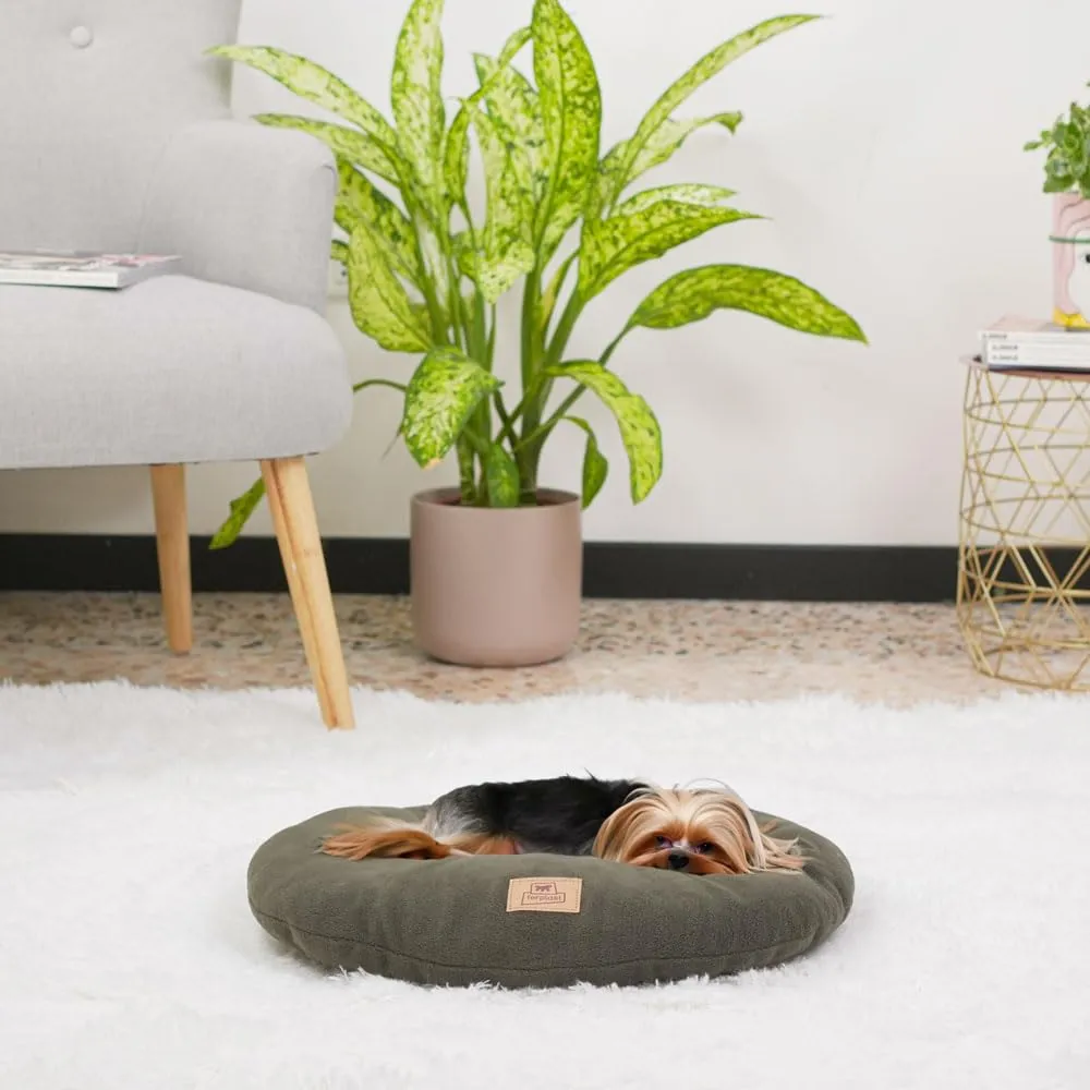 Ferplast Cuscino Cane e Gatto RELAX MICROFLEECE, Cuccia in Caldo e Soffice Micropile per Taglia Piccola, Lettino per Cani Lavabile, 43 x 30 x 12 cm. Marrone - immagine 4