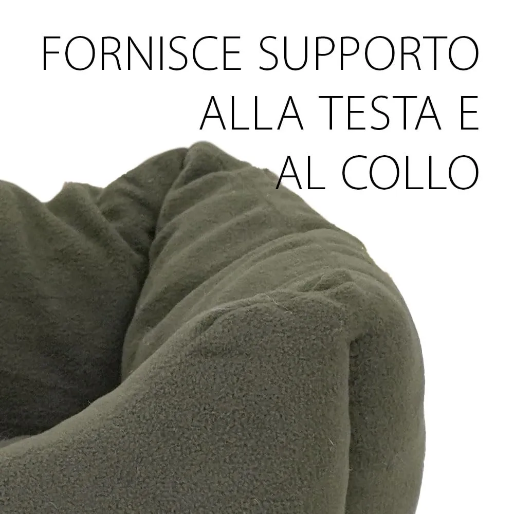 Ferplast Cuscino Cane e Gatto COCCOLO MICROFLEECE, Cuccia in Caldo e Soffice Micropile per Taglia Piccola, Lettino per Cani Lavabile, 66 x 50 x 20 cm. Marrone - immagine 3