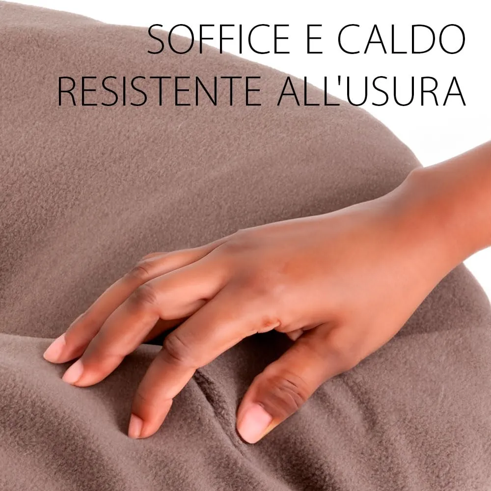 Ferplast Cuscino Cane e Gatto RELAX MICROFLEECE, Cuccia in Caldo e Soffice Micropile per Taglia Media, Lettino per Cani Lavabile, 65 x 42 x 12 cm. Grigio Tortora - immagine 4