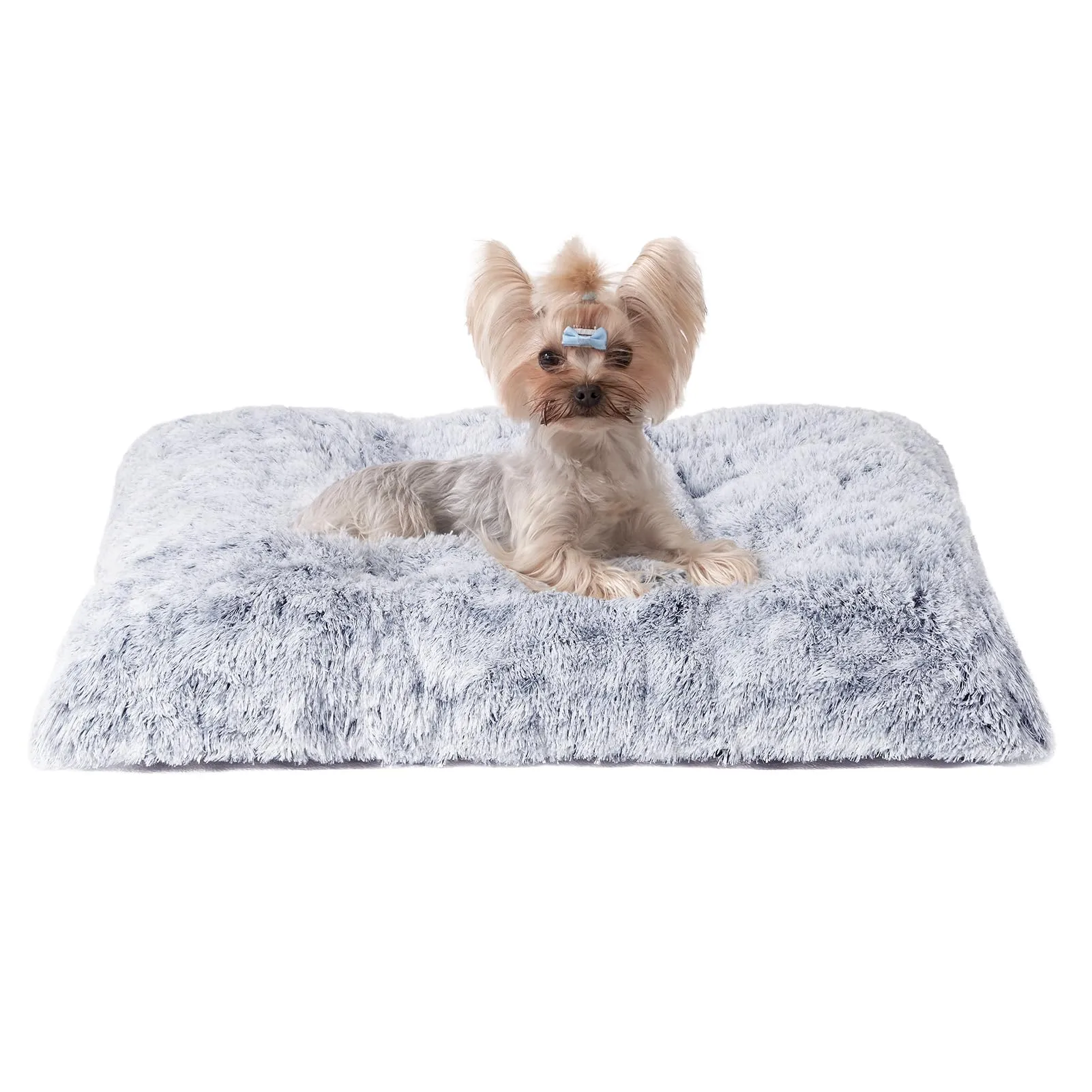 EHEYCIGA Cuscino per Cani Taglia Piccola, 60Lx45W cm Cuscino Cane Morbida lavabile, Morbido e Confortevole Letto per Cani a Pelo Lungo, Grigio - immagine 1