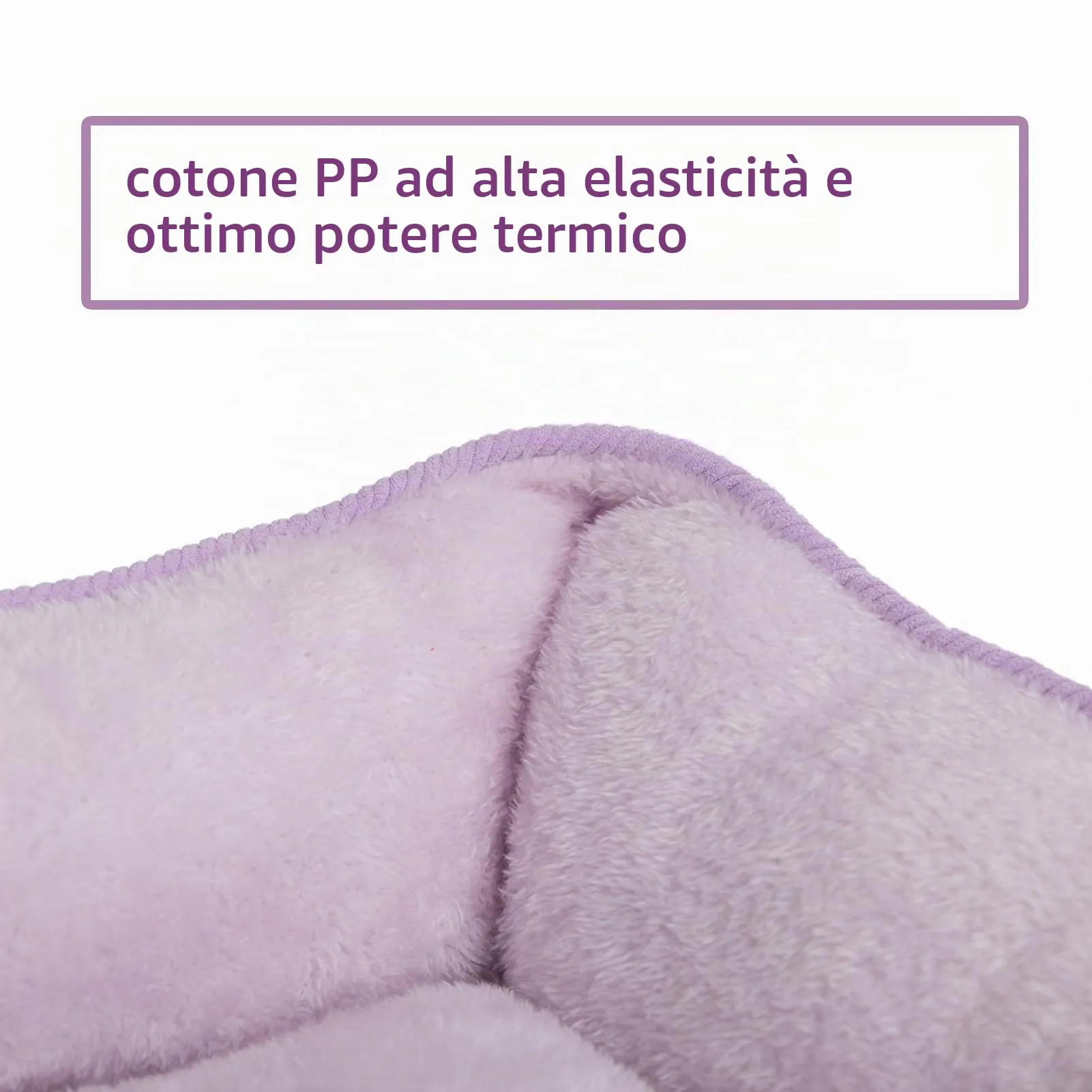 Hollypet Letto per Gatti e Cani di Piccola Taglia, Cuccia per Gatti e Cuccioli, Letto Cuscino Morbido e Traspirante per Dormire, Viola (55 * 45 * 15cm) - immagine 5