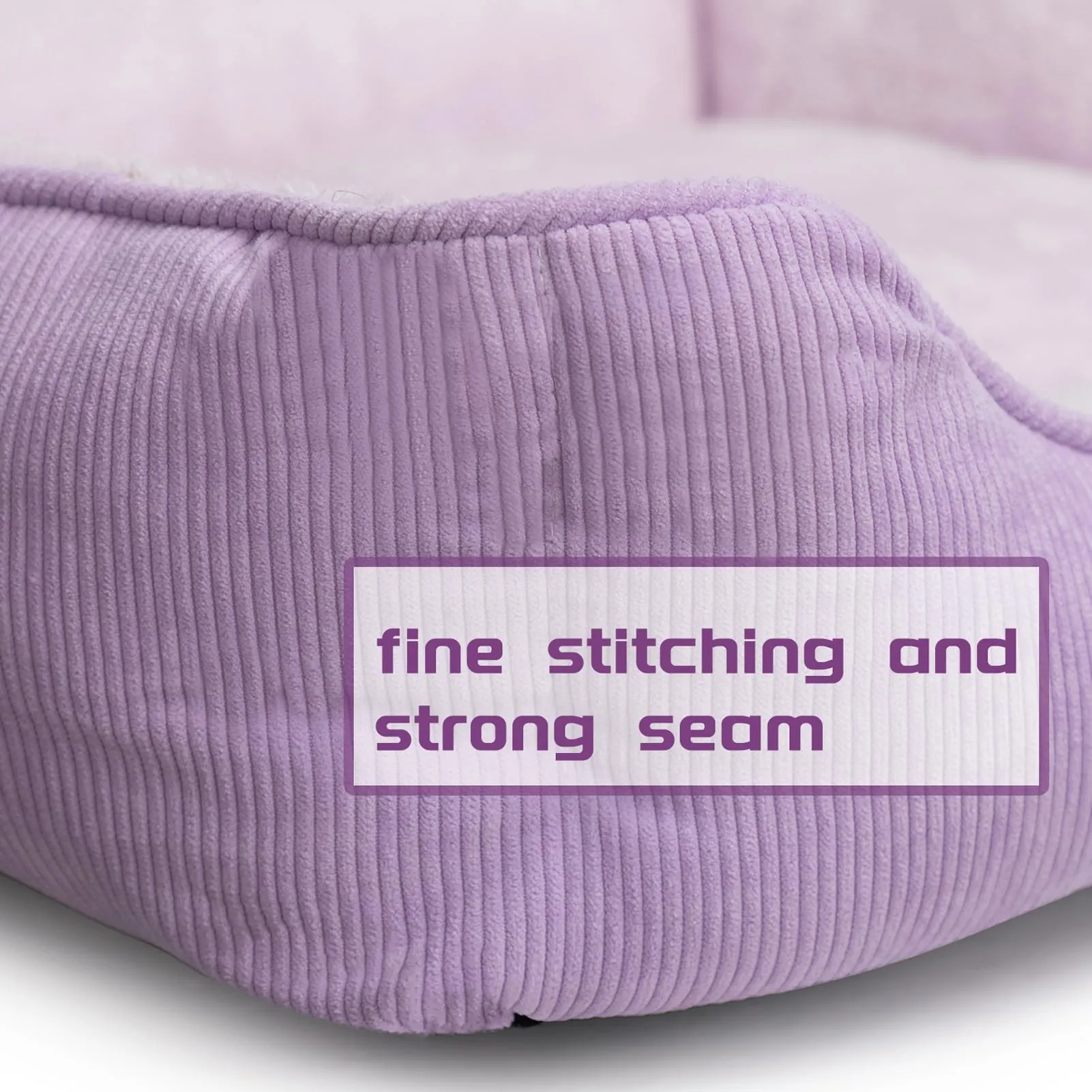Hollypet Letto per Gatti e Cani di Piccola Taglia, Cuccia per Gatti e Cuccioli, Letto Cuscino Morbido e Traspirante per Dormire, Viola (55 * 45 * 15cm) - immagine 7