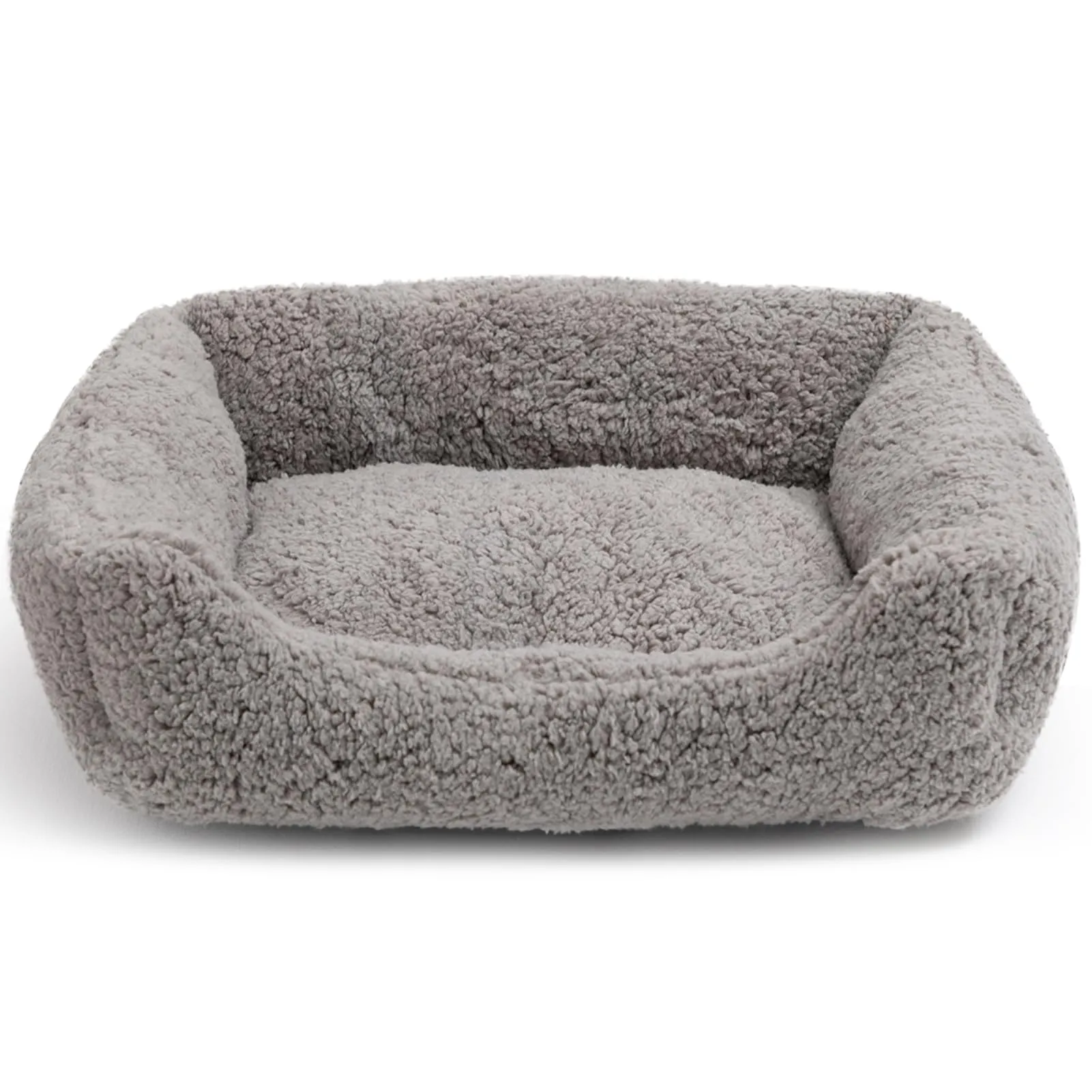 Hollypet Letto per Gatti, Cuccia per Gatti e Cani di Piccola Taglia, Letto Cuscino Morbido e Traspirante per Dormire, Grigio Chiaro (55 * 45 * 15cm) - immagine 1