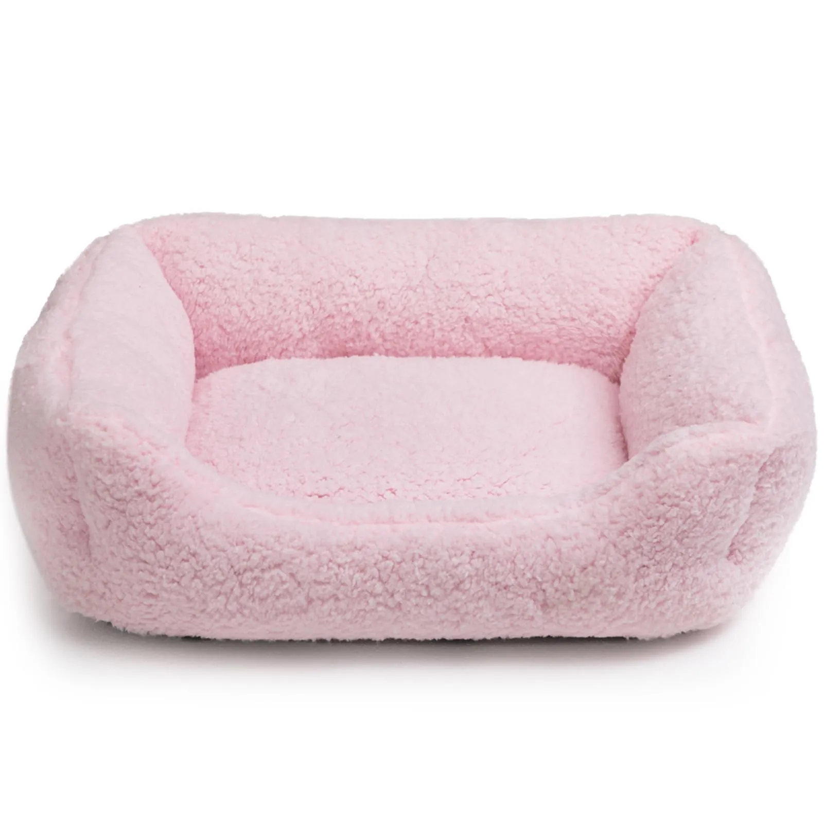 Hollypet Letto per Gatti, Cuccia per Gatti e Cani di Piccola Taglia, Letto Cuscino Morbido e Traspirante per Dormire, Rosa Chiaro (55 * 45 * 15cm) - immagine 1