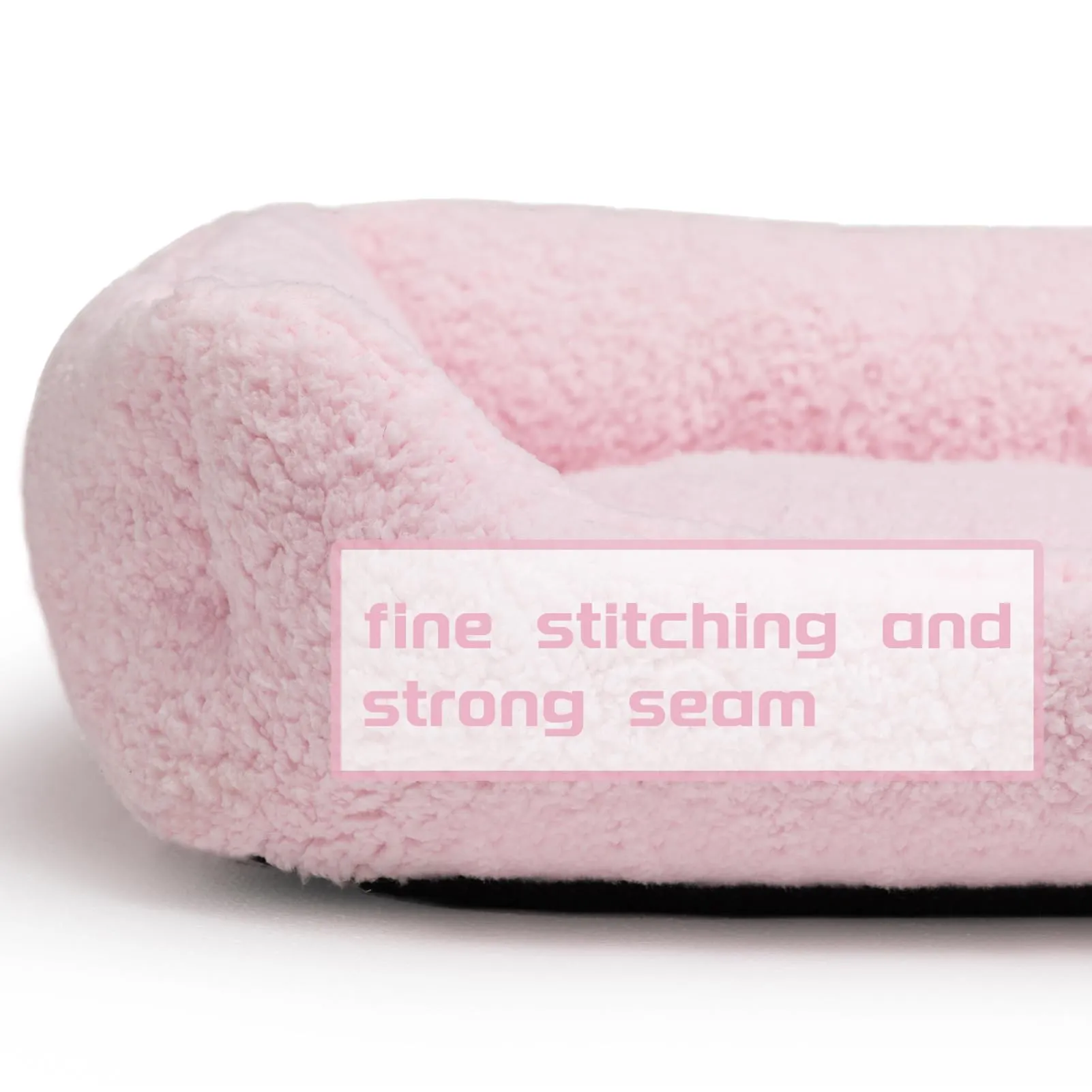 Hollypet Letto per Gatti, Cuccia per Gatti e Cani di Piccola Taglia, Letto Cuscino Morbido e Traspirante per Dormire, Rosa Chiaro (55 * 45 * 15cm) - immagine 5