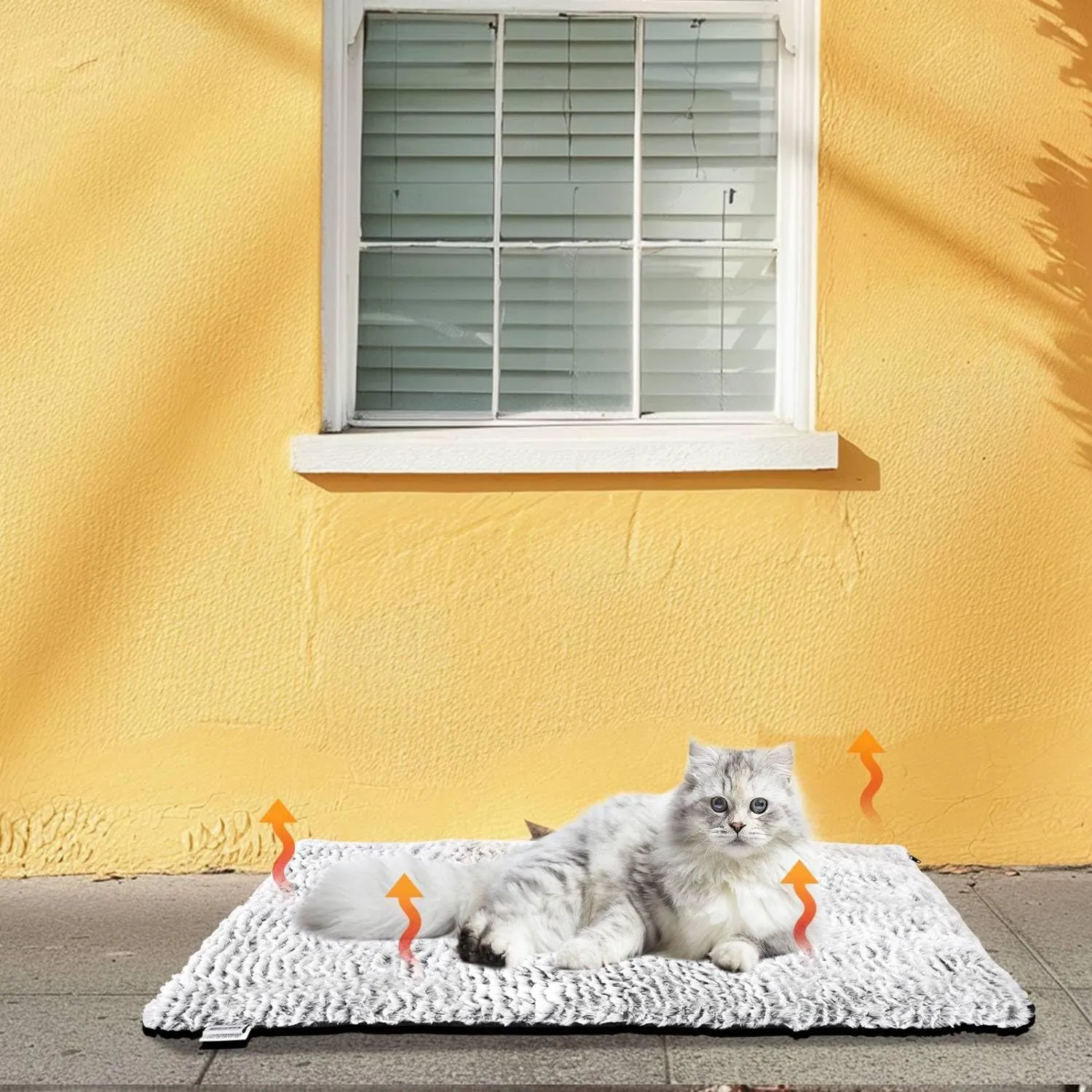Nobleza Tappetino Riscaldante Cani Gatti 115x70 cm, Silenzioso Antiscivolo - immagine 7