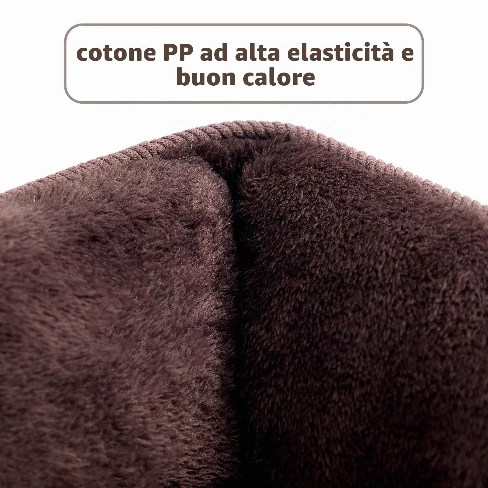 Hollypet Letto per Gatti Letto per Cani di Piccola Taglia, Cuccia per Gatti e Cuccioli, Letto Cuscino Morbido e Traspirante per Dormire, Caffè (55 * 45 * 15cm) - immagine 7