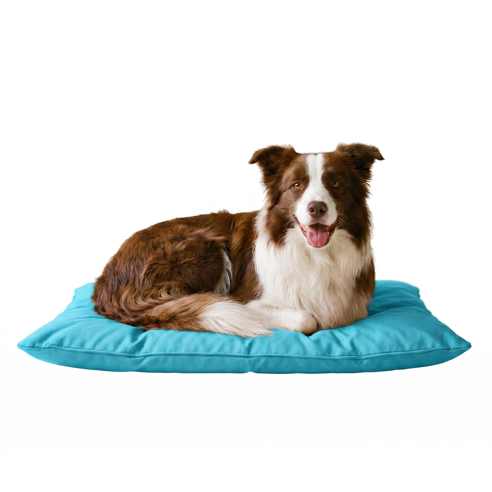 Maxy cuscinone "ELEGANT", cuscino per cani e gatti imbottito e trapuntato, 60 x 100 cm, Azzurro - immagine 9