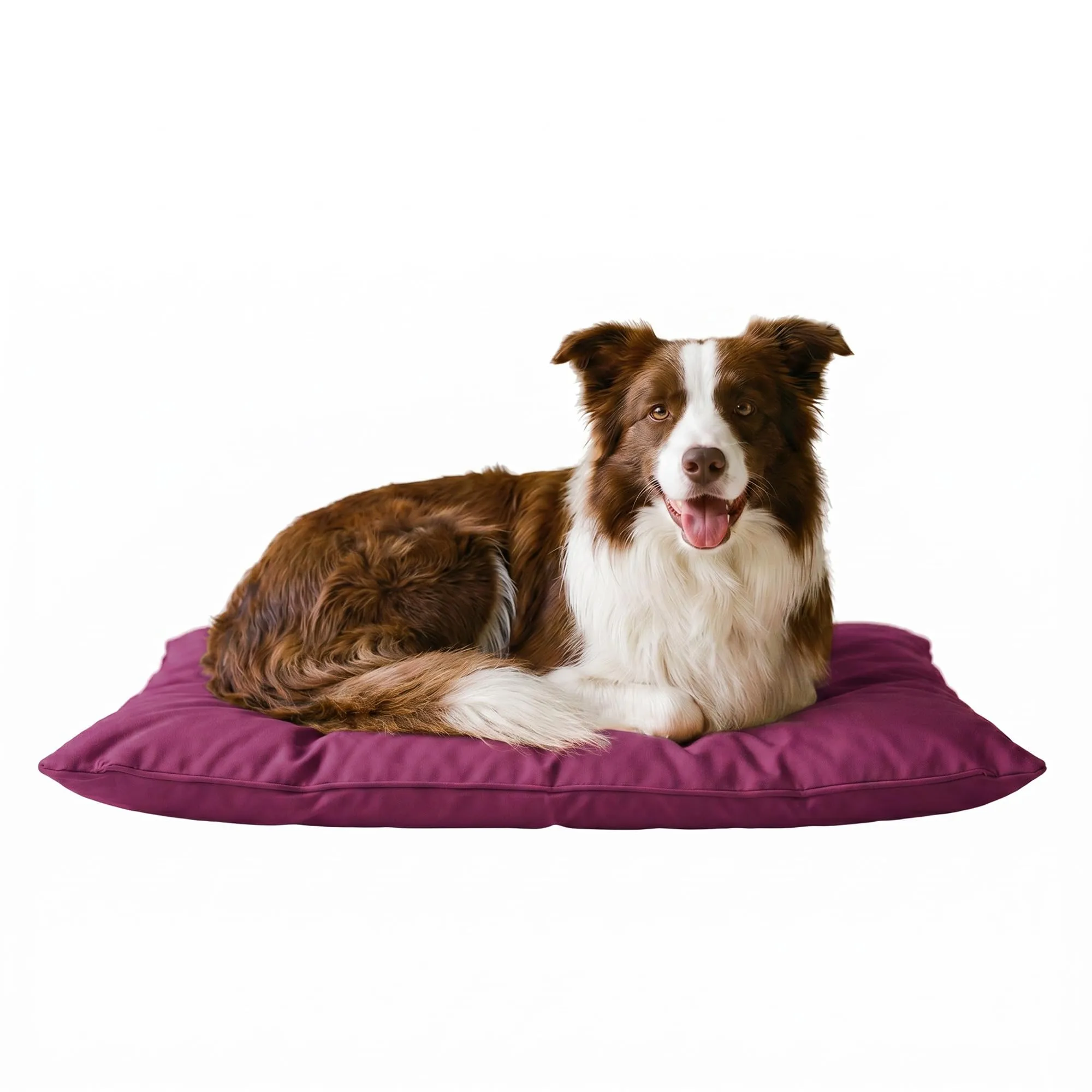 Maxy Cuscinone Cane e Gatto ELEGANT – Cuscino per Animali Domestici Imbottito e Trapuntato, in Microfibra, 60x100 cm, Materassino Morbido e Confortevole per Cani Taglia Piccola/Media/Grande, Fucsia - immagine 9