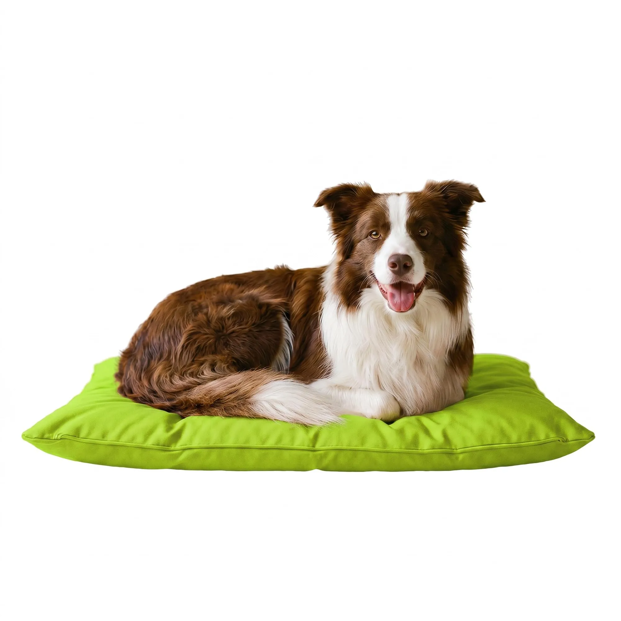 Maxy Cuscinone Cane e Gatto ELEGANT – Cuscino per Animali Domestici Imbottito e Trapuntato, in Microfibra, 60x100 cm, Materassino Confortevole per Cani Taglia Piccola/Media/Grande, Verde Mela - immagine 9