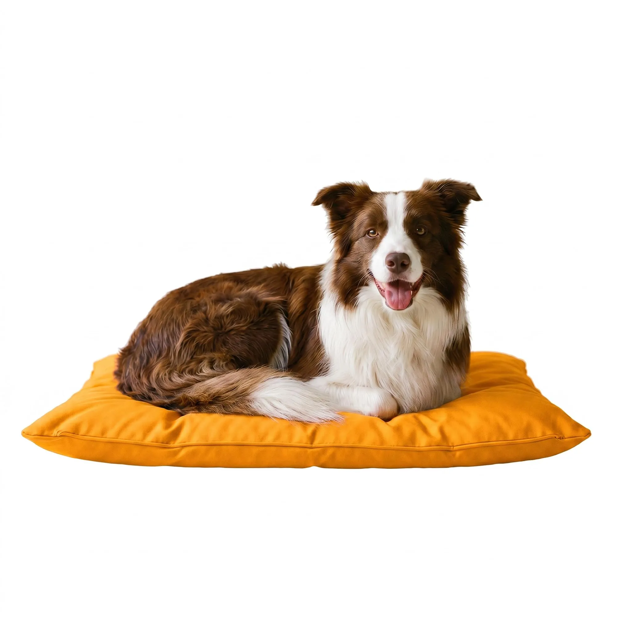 Maxy Cuscinone Cane e Gatto ELEGANT – Cuscino per Animali Domestici Imbottito e Trapuntato, in Microfibra, 60x100 cm, Materassino Morbido e Confortevole per Cani Taglia Piccola/Media/Grande, Giallo - immagine 9