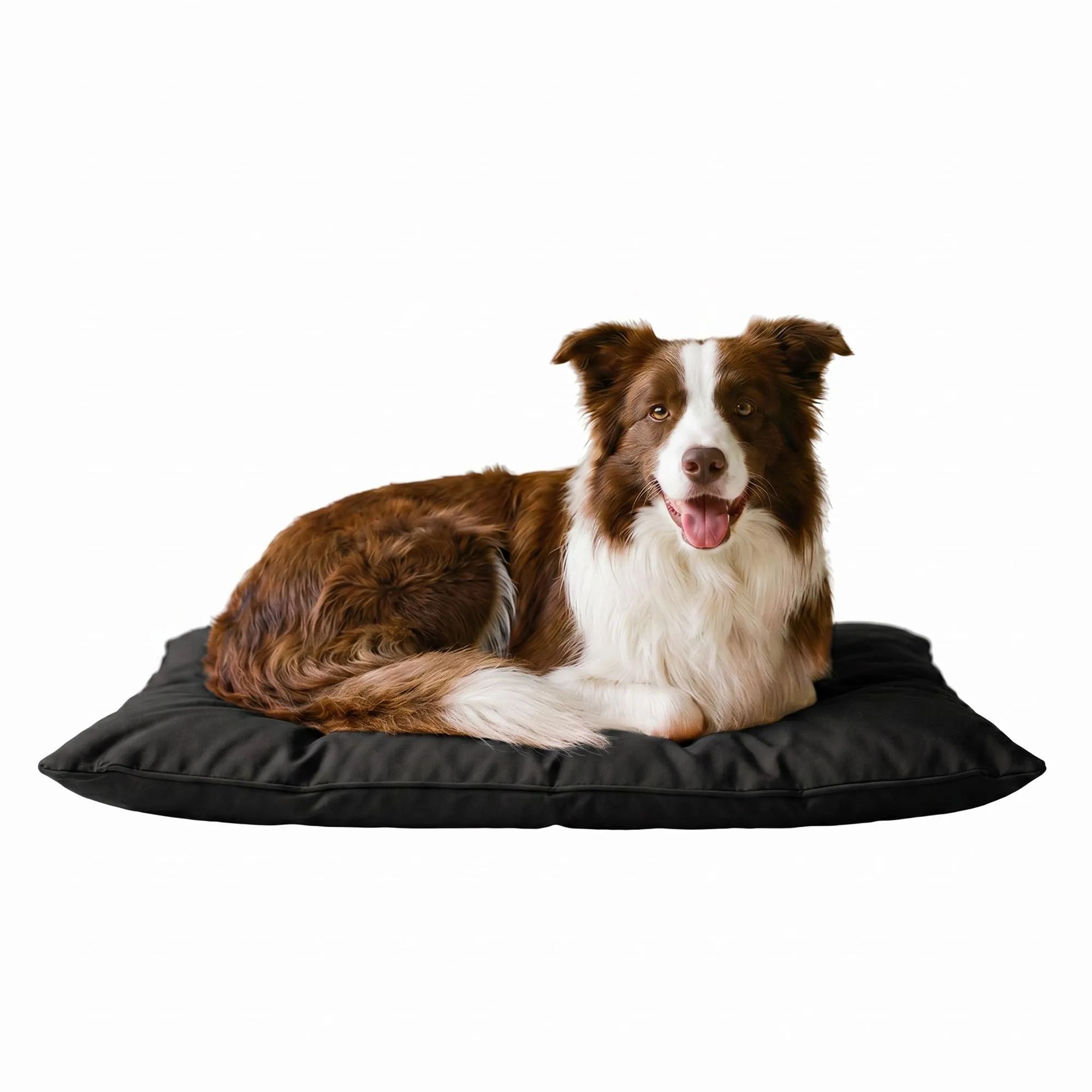 Maxy Cuscinone Cane e Gatto ELEGANT – Cuscino per Animali Domestici Imbottito e Trapuntato, in Microfibra, 60x100 cm, Materassino Confortevole per Cani Taglia Piccola/Media/Grande, Grigio Scuro - immagine 9