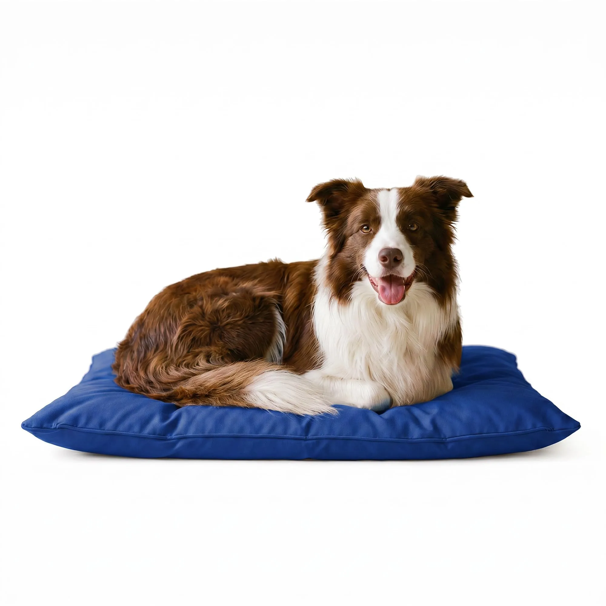 Maxy Cuscinone Cane e Gatto ELEGANT – Cuscino per Animali Domestici Imbottito e Trapuntato, in Microfibra, 60x100 cm, Materassino Morbido e Confortevole per Cani Taglia Piccola/Media/Grande, Royal - immagine 9