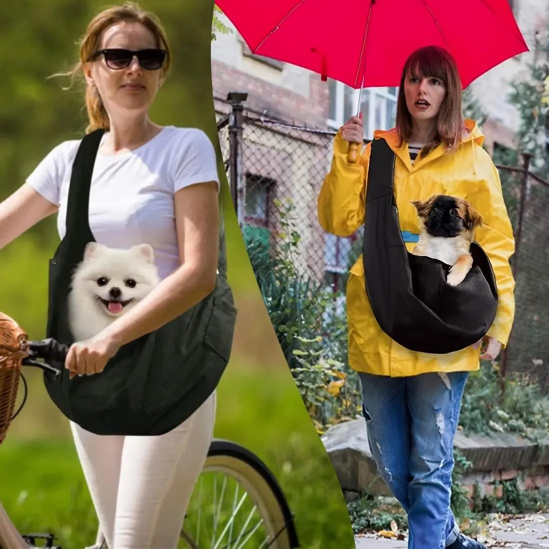 EIHI 1 Pezzo Trasportino per cani, Borsa per cani, Marsupio per cani, Zaino trasportino cane per Cane/Gatto 15 KG - immagine 6