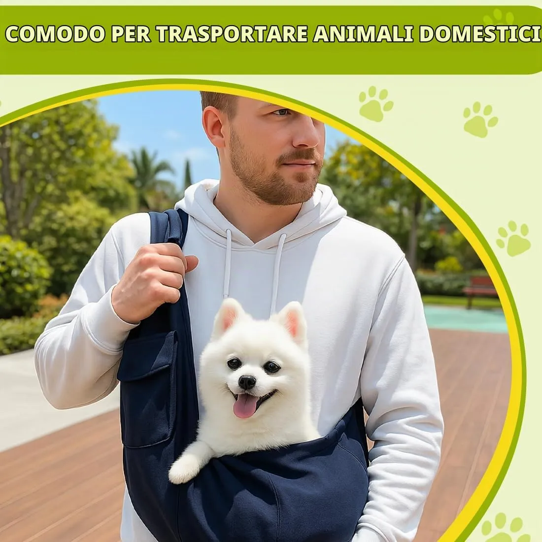 LAKPYN Borsa da Viaggio per Cani, Regolabile Borsa Animali Domestici, Trasportino da Passeggio, Borsas Porta Cane, per Viaggio Passeggiata - immagine 4