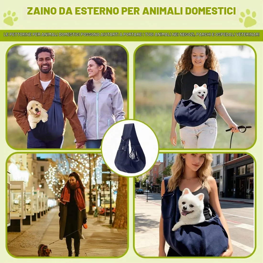LAKPYN Borsa da Viaggio per Cani, Regolabile Borsa Animali Domestici, Trasportino da Passeggio, Borsas Porta Cane, per Viaggio Passeggiata - immagine 6