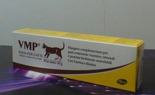 VMP PASTA PER GATTI 50 GRAMMI INTEGRATORE CON PROTEINE VITAMINE TAURINA BIOTINA - immagine 1
