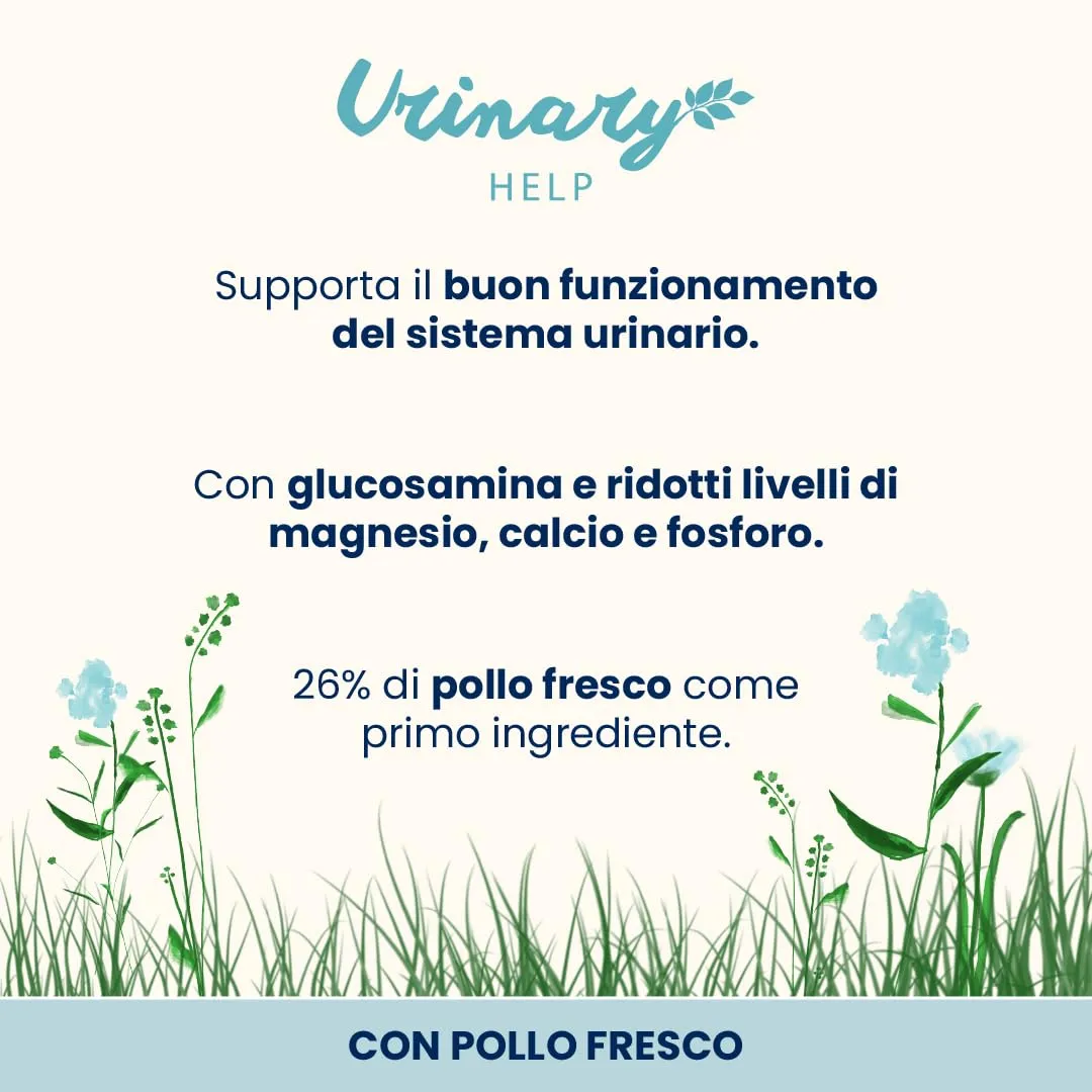 Almo Nature Urinary Help - Crocchette Gatto con Pollo Fresco - Supporto al Sistema Urinario con Glucosamina e Ridotti Livelli di Magnesio, Calcio e Fosforo - Sacco da 400g - immagine 2
