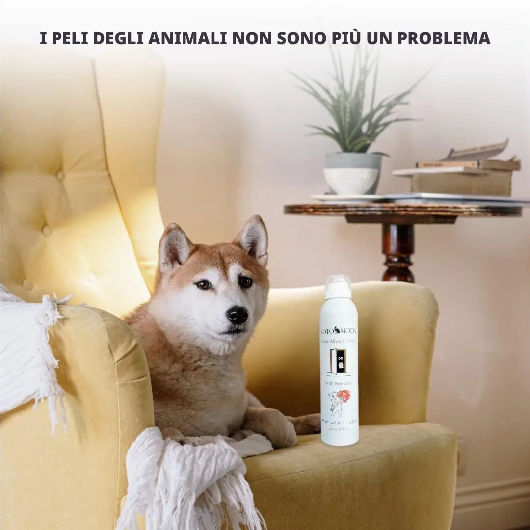 Kotomoda Spray Probiotico Antiallergico per Proprietari di Gatti 200 ml — Neutralizza l'Allergene Fel d 1 su Tappeti, Divani e Biancheria — Sicuro per Gatti, Cani e Bambini — Formula Biotecnologica - immagine 9