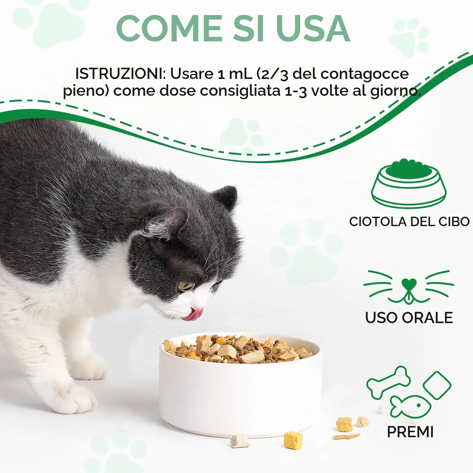Antibiotici per gatti, Antibiotici naturali per gatti, Antibiotics for Cats, Cat Antibiotics, Supporto Alle Difese Immunitarie E Alle Allergie Dei Gatti,60ML - immagine 4