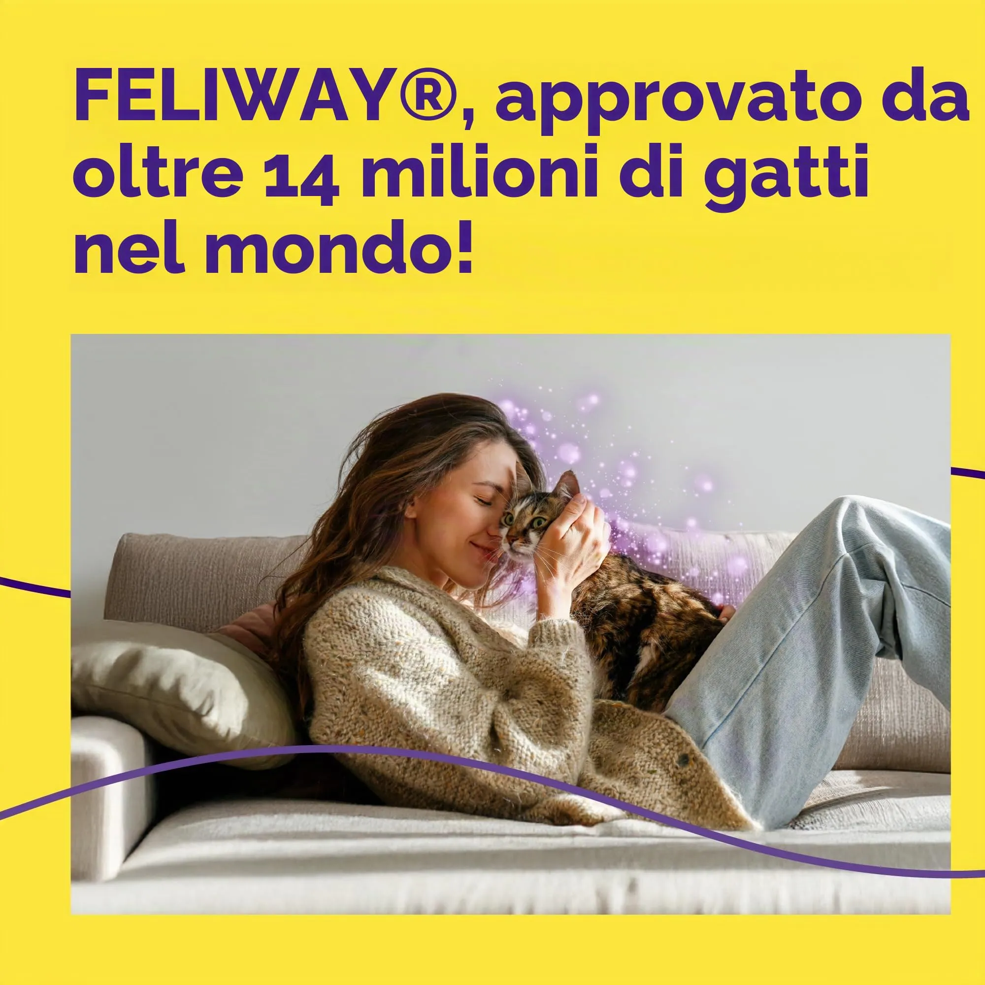 FELIWAY Help! - Diffusore + Ricarica feromoni lenitivi per Gatti (Durata 7 Giorni). Aiuta a calmare Il Tuo Gatto Durante situazioni di Stress Puntuale. Consigliato dai veterinari. - immagine 6