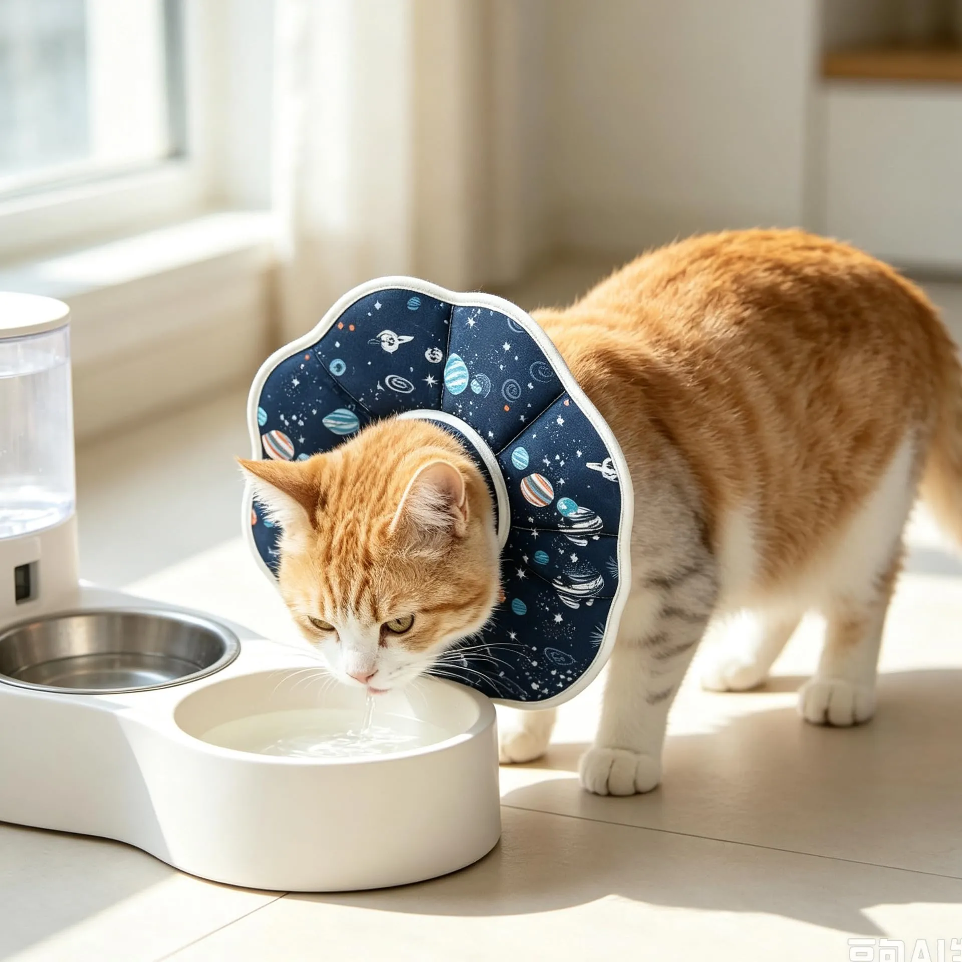 Gnovldg Collare Protettivo Gatto, Collare Elisabettiano Gatto Regolabile - immagine 7