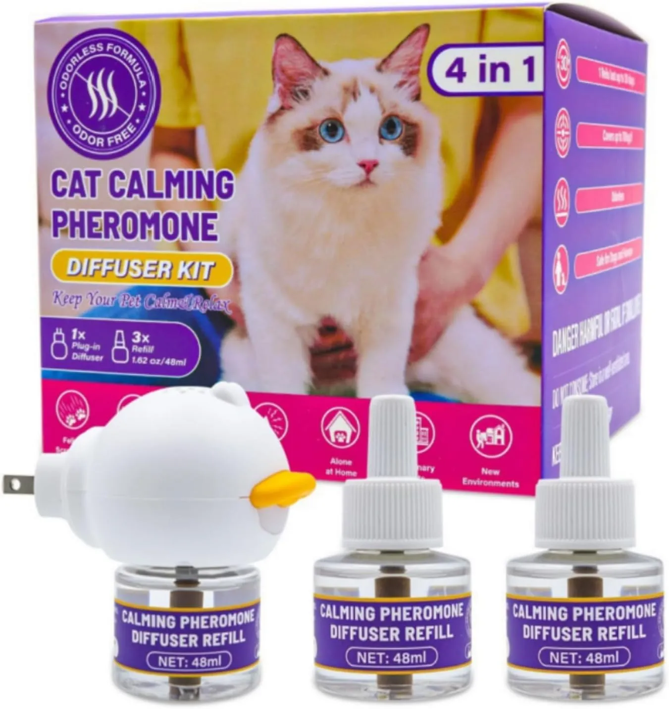 VOKAIS Argopet-s Feromoni Materni,Diffusore di Feromoni per Gatti, Un Set - immagine 1