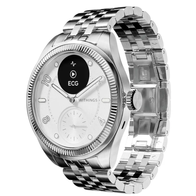 Withings Scanwatch Nova Brilliant Bluetooth GPS 39mm Acciaio Grigio SpO2 Cardio - immagine 1
