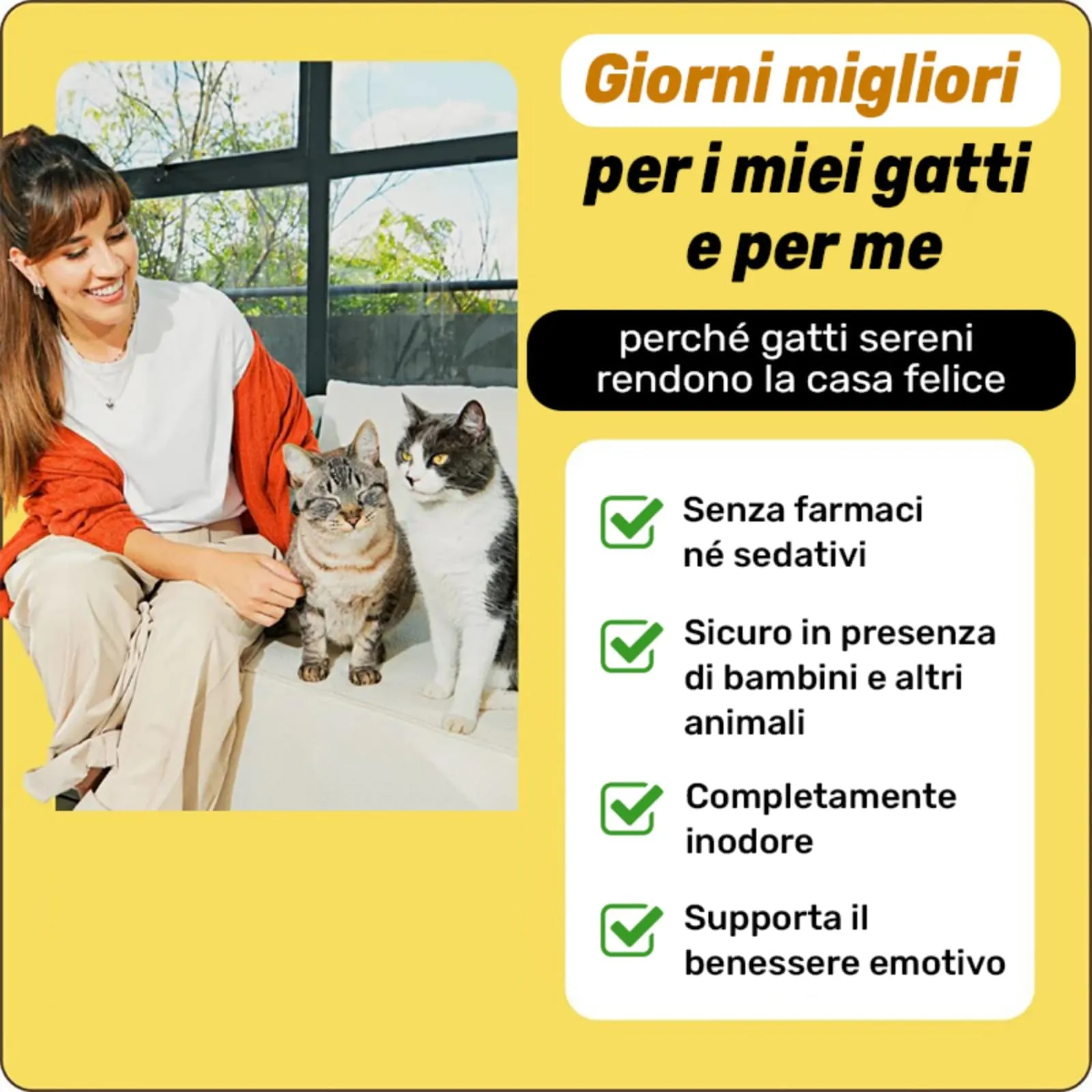 VOKAIS Argopet-s Feromoni Materni,Diffusore di Feromoni per Gatti, Due Set - immagine 2