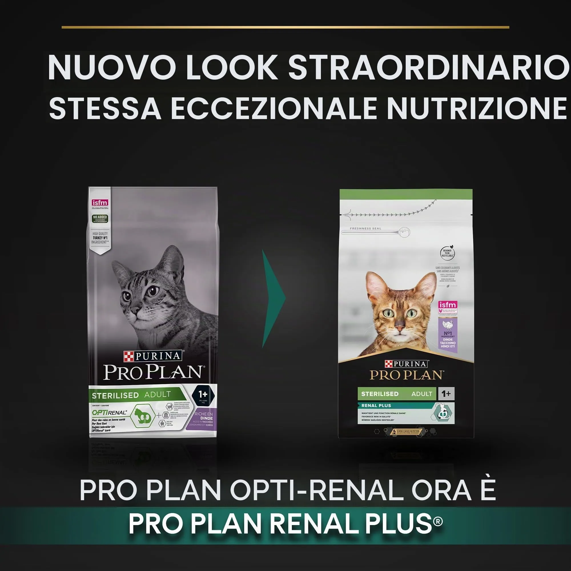 Purina Pro Plan Sterilised Renal Plus Crocchette Gatti Adulti Ricco in Tacchino 3kg - immagine 2
