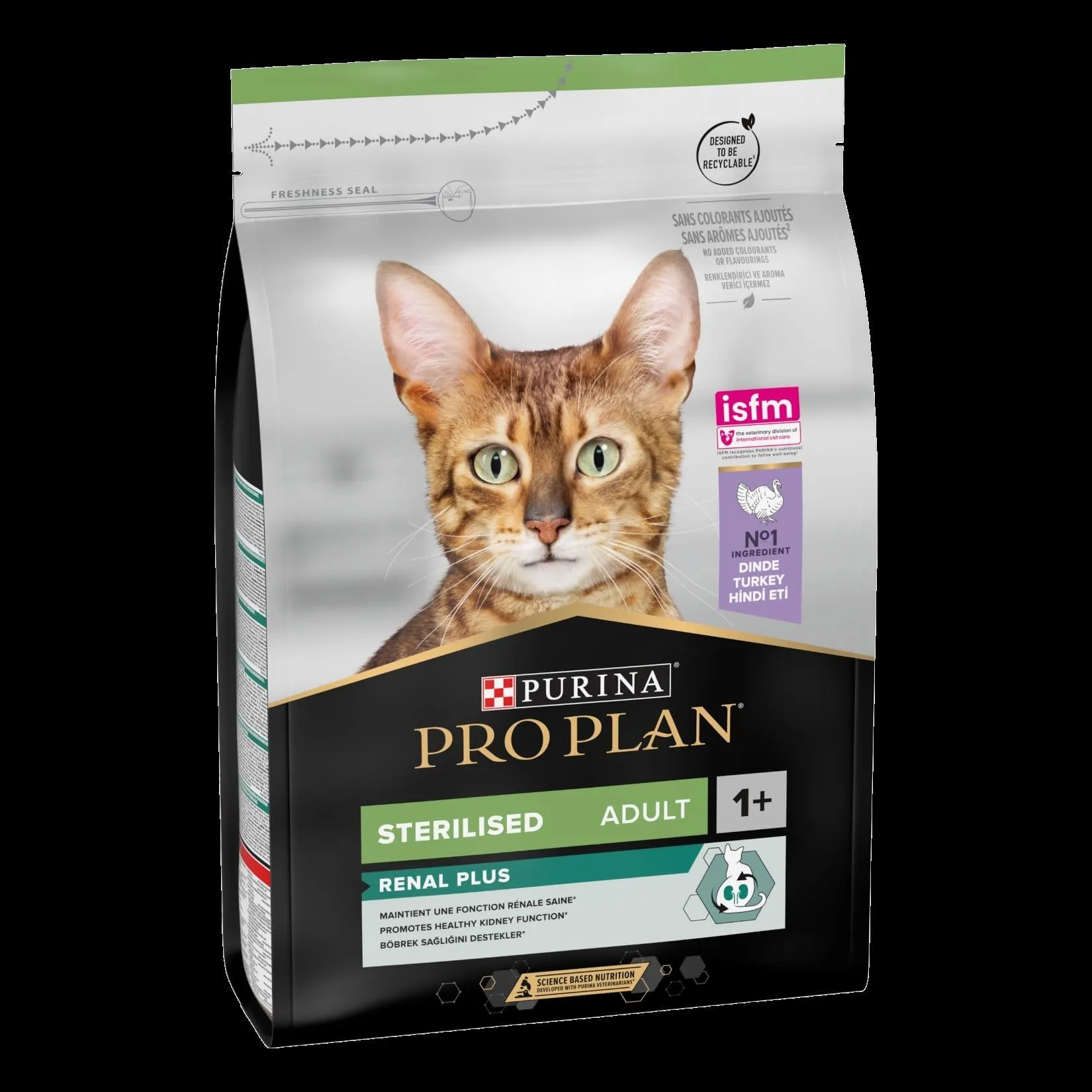 Purina Pro Plan Sterilised Renal Plus Crocchette Gatti Adulti Ricco in Tacchino 3kg - immagine 12