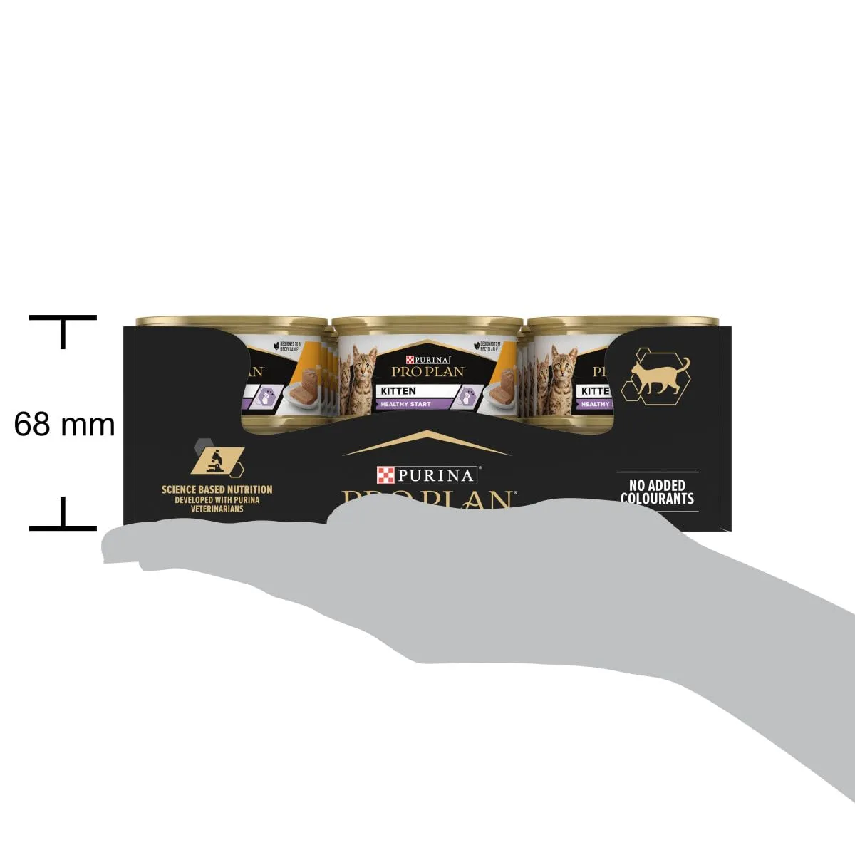 Purina Pro Plan Kitten Cibo Umido per Gattini Mousse Pollo, 24 Lattine da 85g - immagine 2