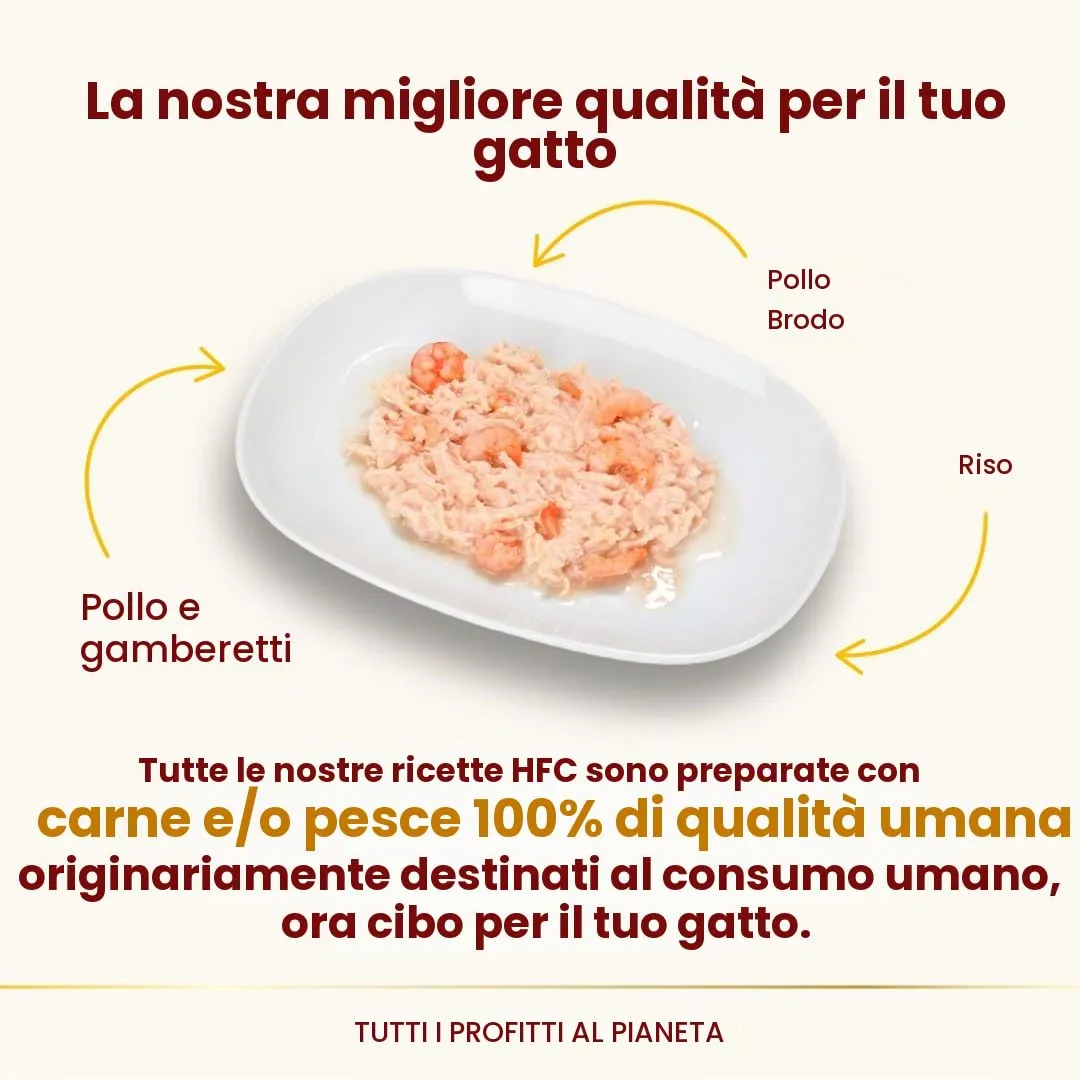 Almo Nature - Cibo per gatti classici, confezione risparmio con pollo e gamberetti - (6 x 55 g) - immagine 4