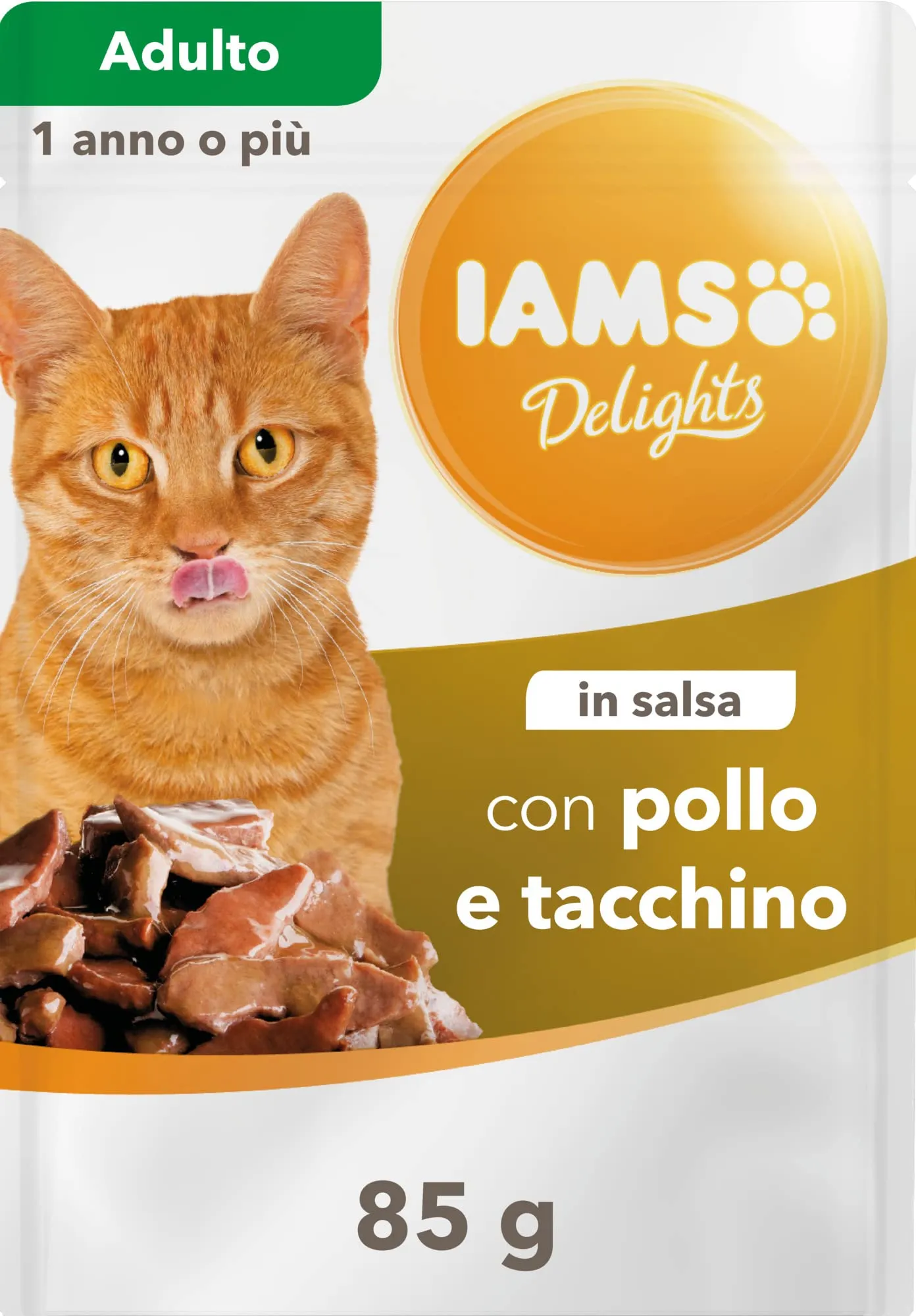 IAMS Delights - Cibo umido per gatti con pollo e tacchino, 24 x 85 g - immagine 6