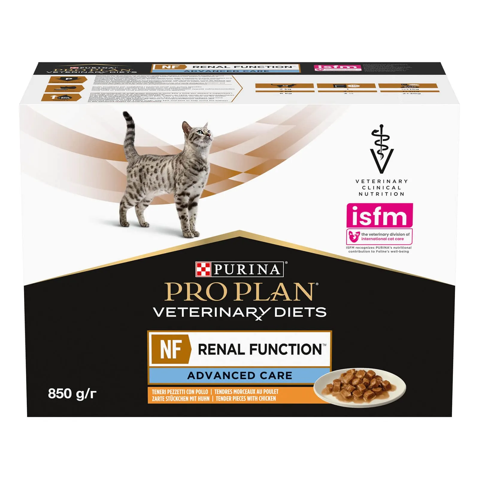 NF Renal Function Advanced Care Pollo | Cibo umido per gatti | 10 x 85 g - immagine 1