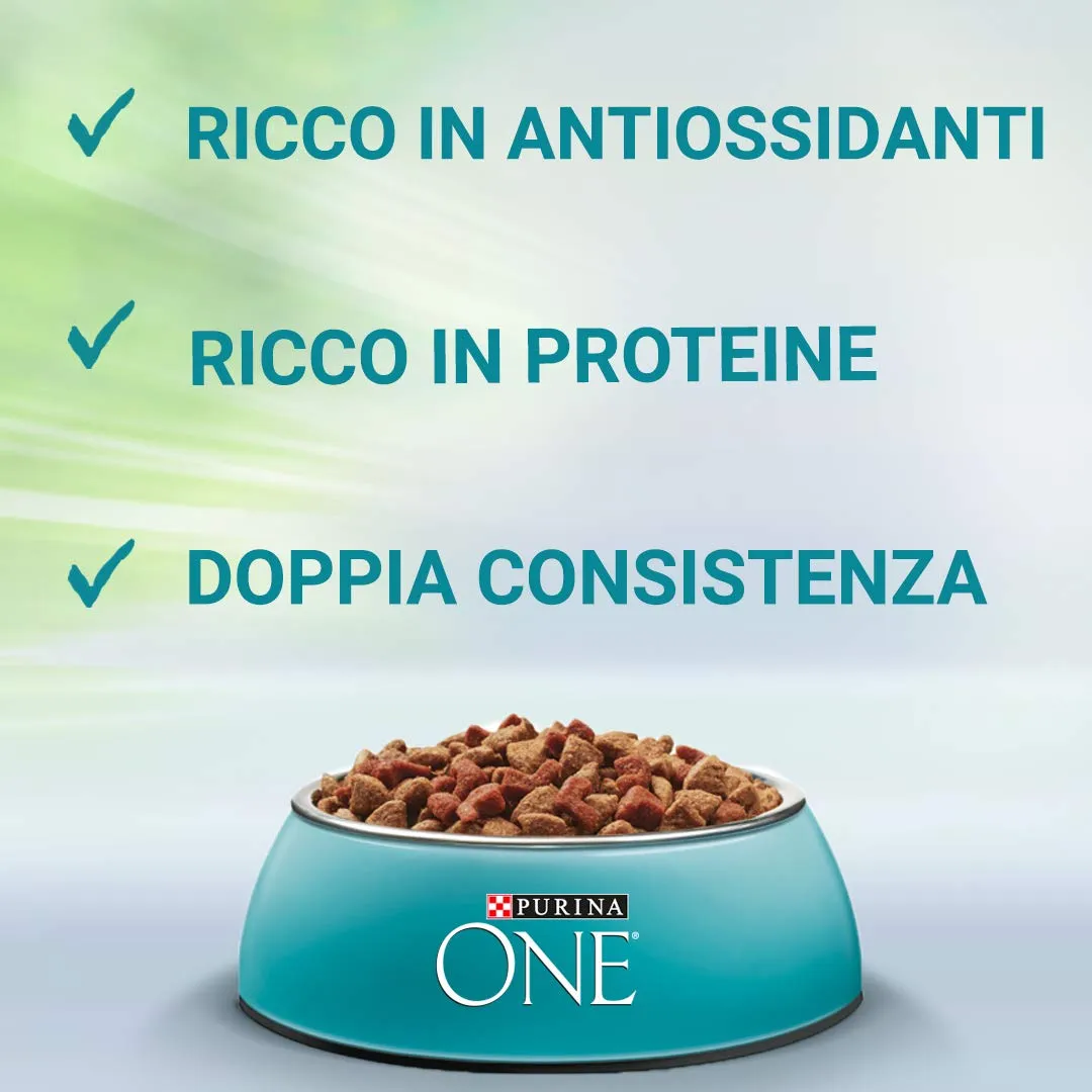 PURINA ONE Dualnature Natural Defense Crocchette per Gatti Adulti con Salmone e Spirulina Naturale 8 Sacchi da 400g - immagine 4
