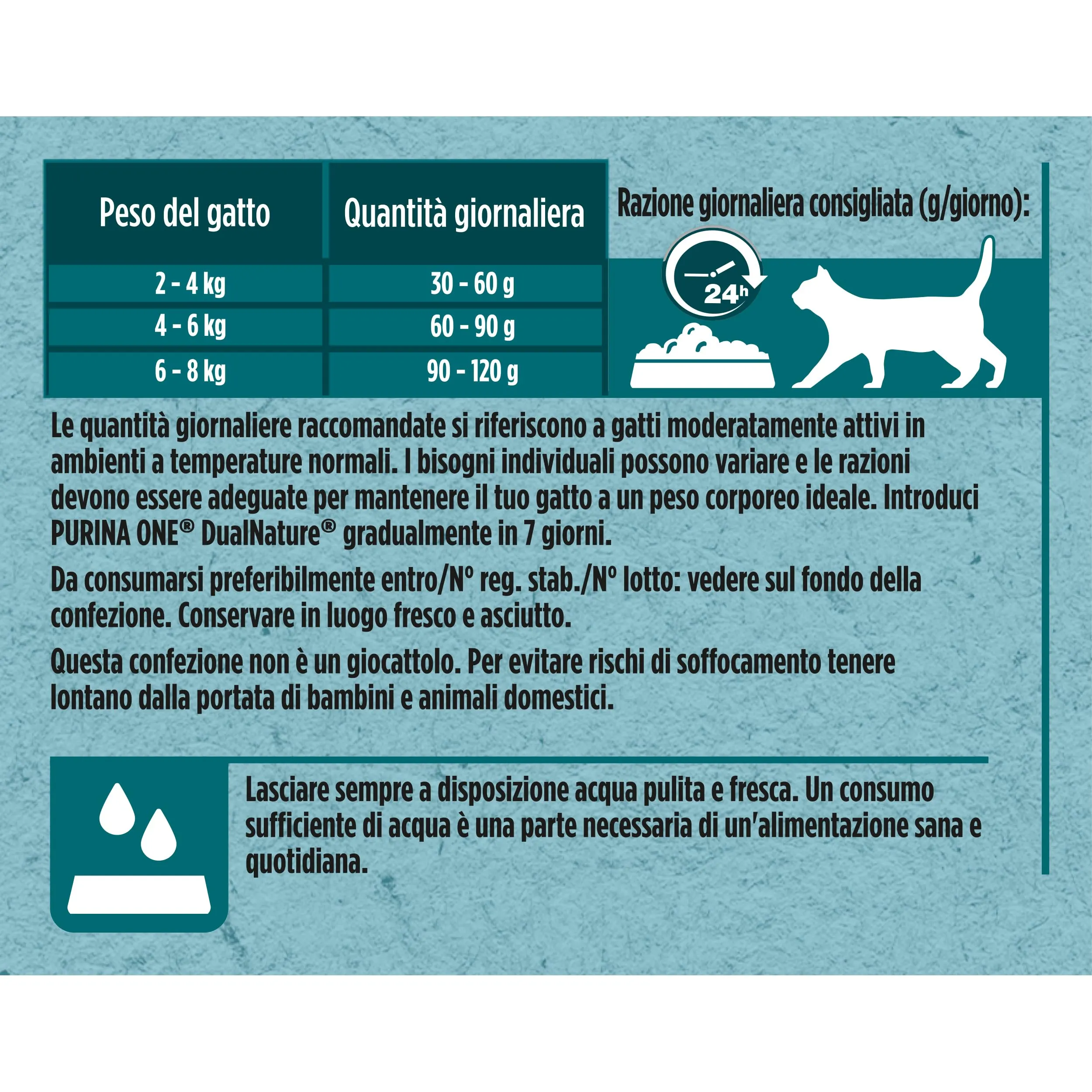 PURINA ONE Dualnature Natural Defense Crocchette per Gatti Adulti con Salmone e Spirulina Naturale 8 Sacchi da 400g - immagine 7