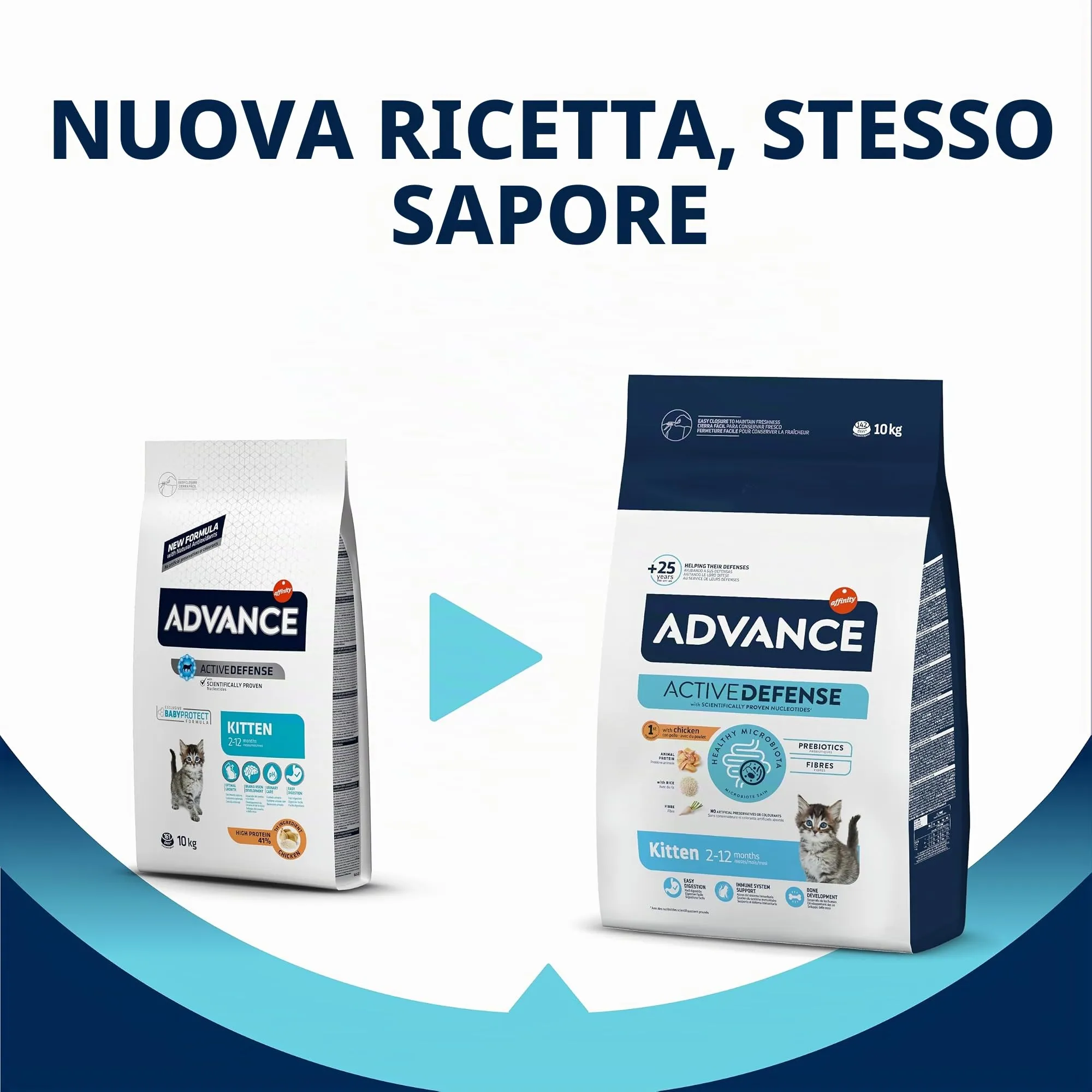 Advance Kitten Cibo per Gatti, Pollo&Riso - 10000 gr - immagine 2