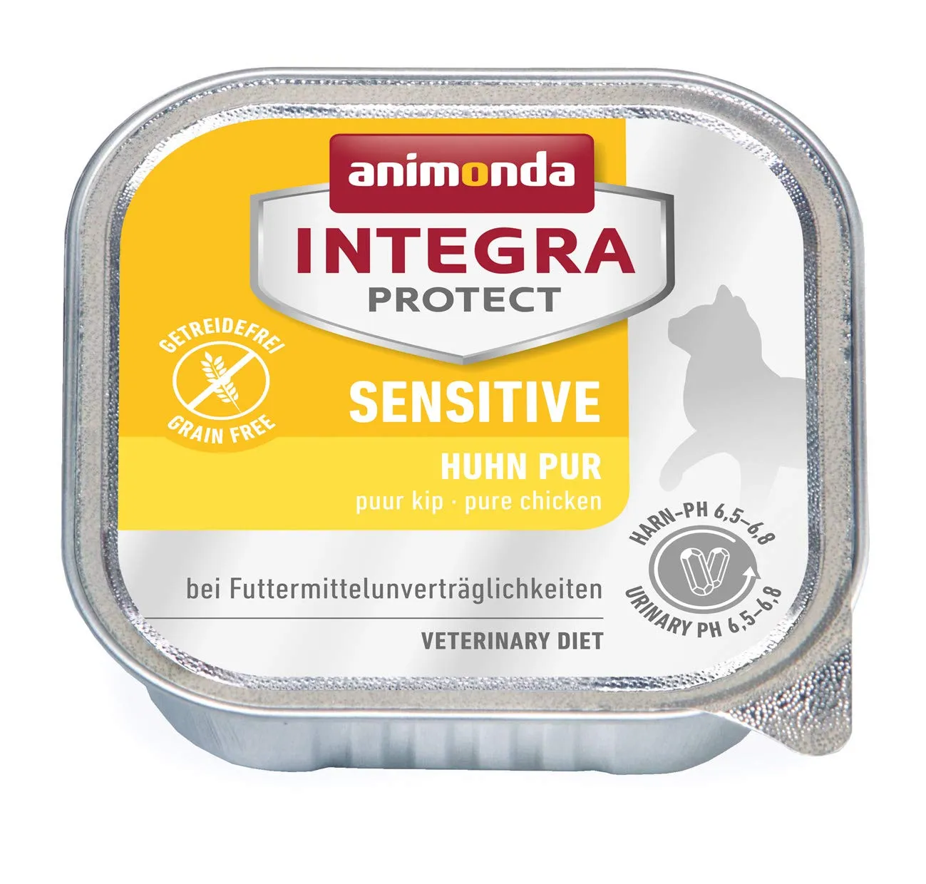 animonda Integra Protect Cat Sensitive, cibo per gatti, cibo umido per allergie ai mangimi, pollo puro, 6 x 100 g - immagine 3