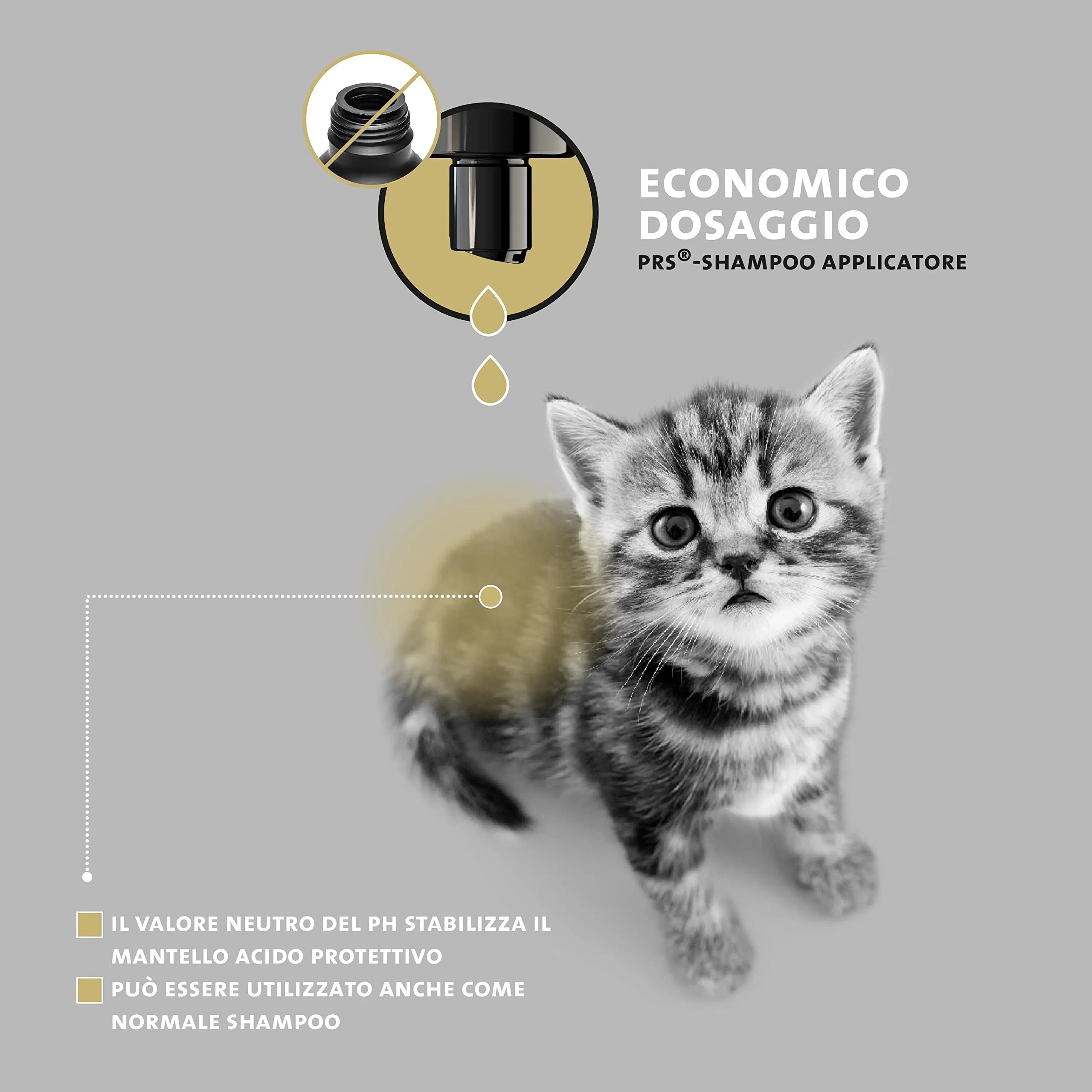 Peticare Shampoo Gatti Prurito e Acari – Scudo Cura Immediata per Parassiti – Senza Insetticidi – con Proteine della Seta – Shampoo Lenitivo - immagine 5