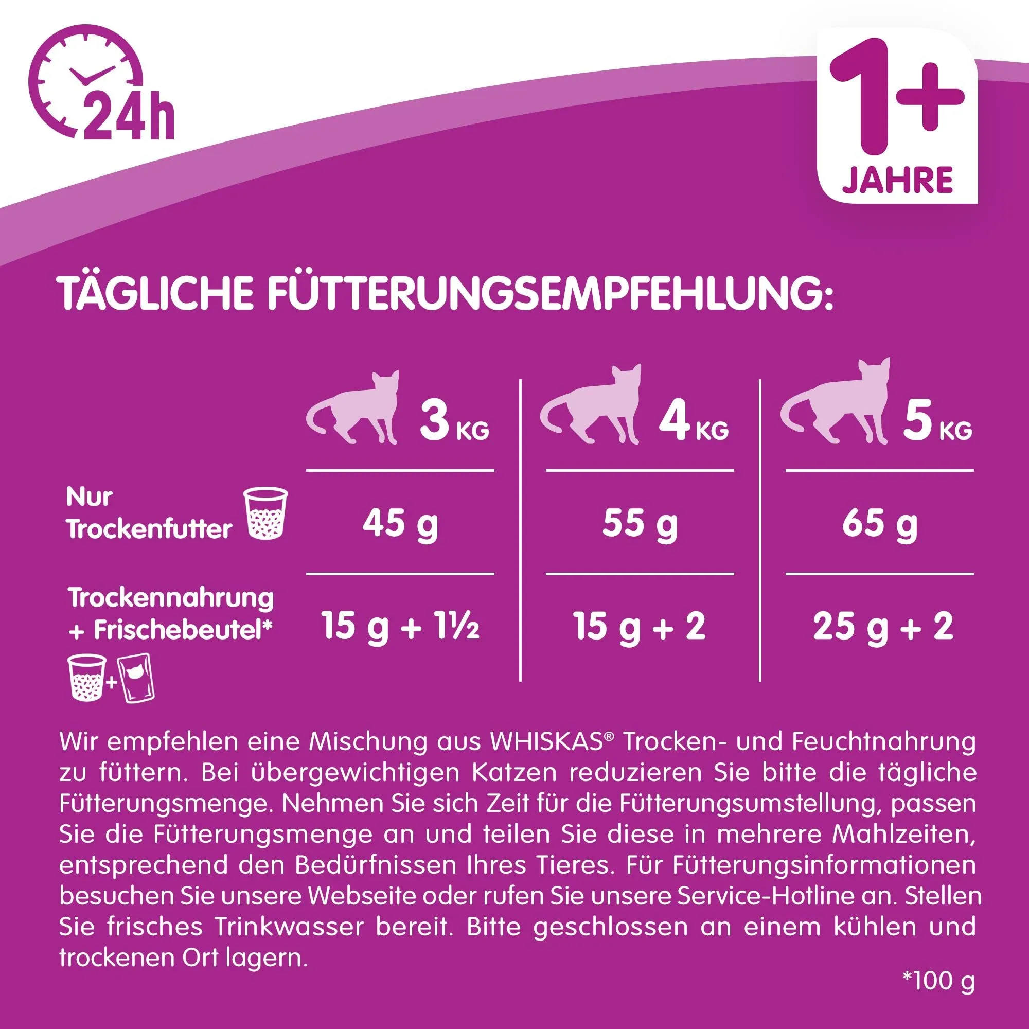 Whiskas Adult 1+ cibo secco pollo, 5 x 800 g (5 confezioni) – cibo secco per gatti adulti – diverse confezioni di prodotti disponibili - immagine 5