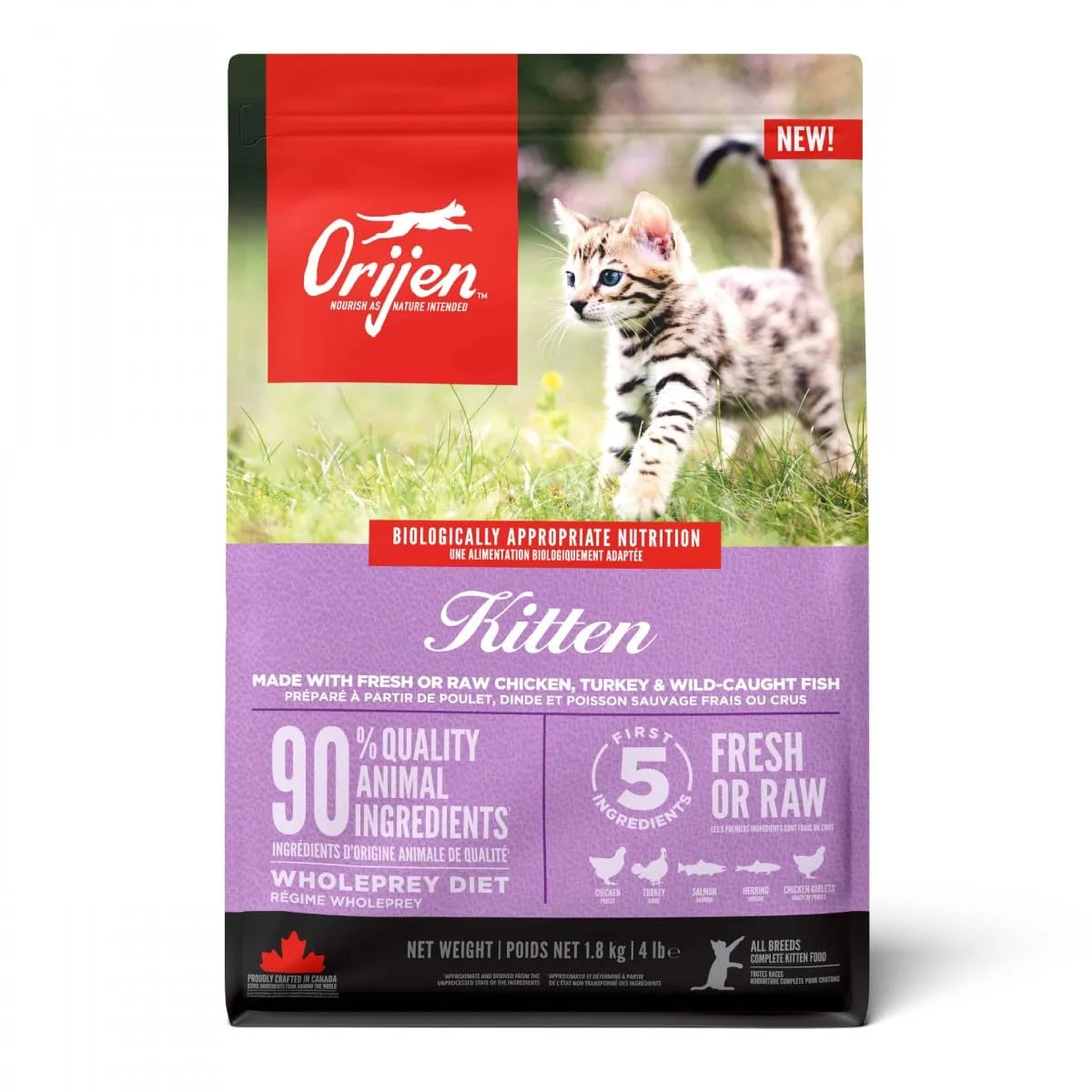ORIJEN FELINE KITTEN 1,8KG - immagine 1
