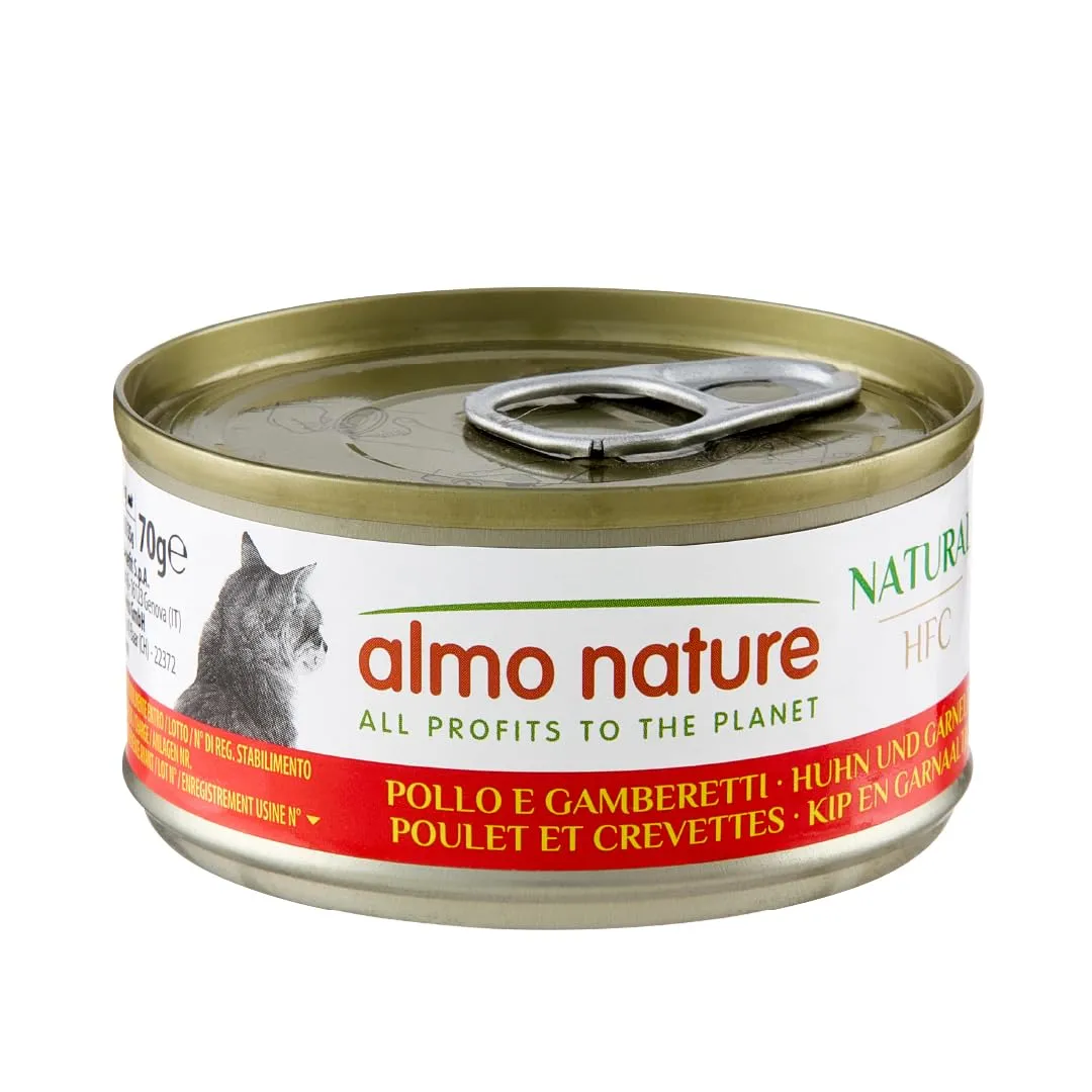 Almo Nature HFC Natural - Alimento Umido per Gatti Adulti - Ricette Assortite al Pollo - 70g, Confezione da 6 - immagine 3