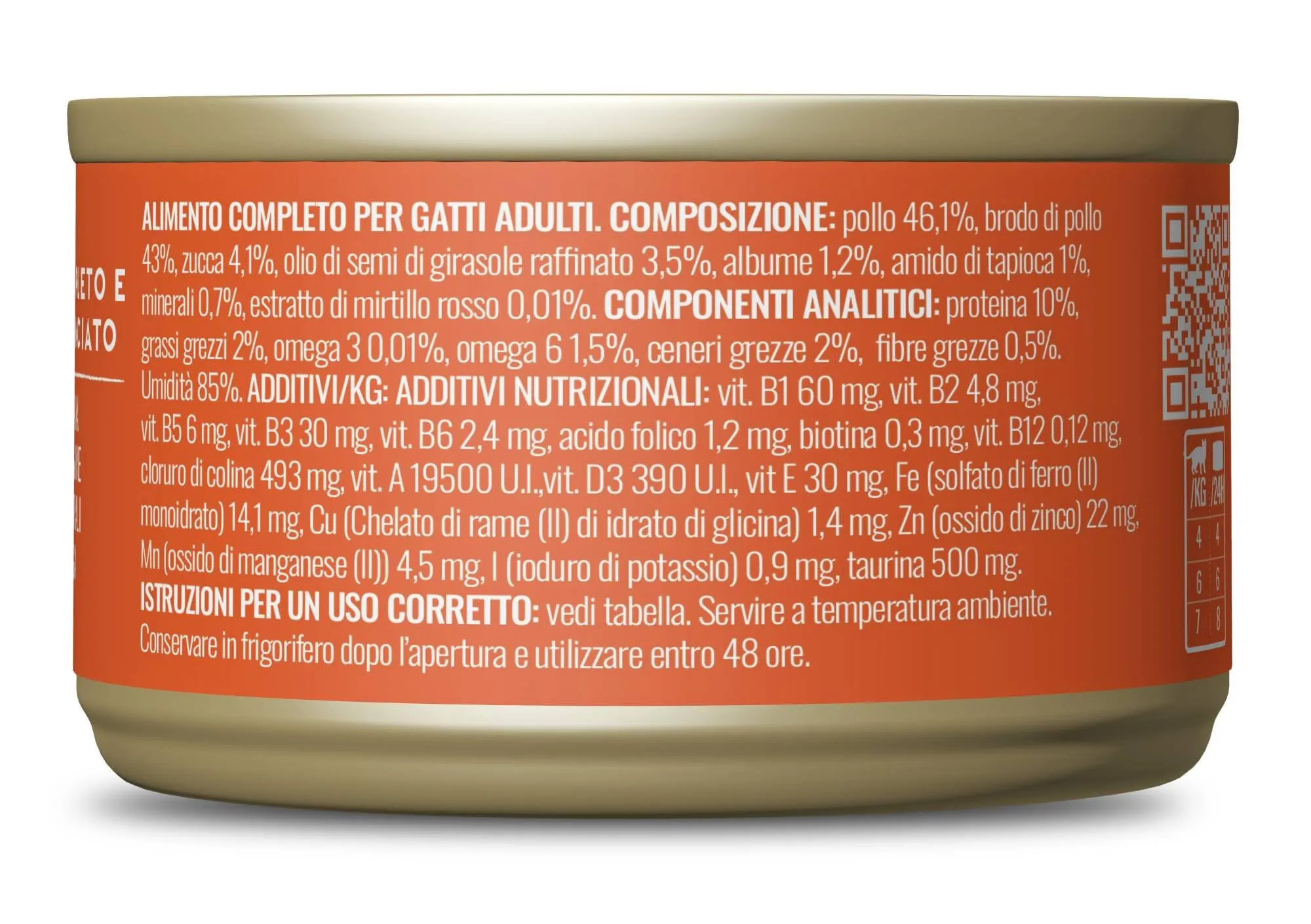 Adoc Cibo Umido per Gatti MIX COMPLETO E BILANCIATO - Filetti di TONNETTO e POLLO - 24 Lattine da 80 gr - immagine 3