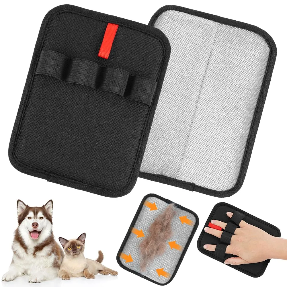 OSDUE Guanto Peli Gatto Cane,Guanti statici per peli Animali,Guanto pelis Gatto,Pet Gloves Cleaning,Pet Hair Remover Elettrostatico per Vestiti, Divani, Tappeti, Sedili Auto,Riutilizzabile e Lavabile - immagine 9